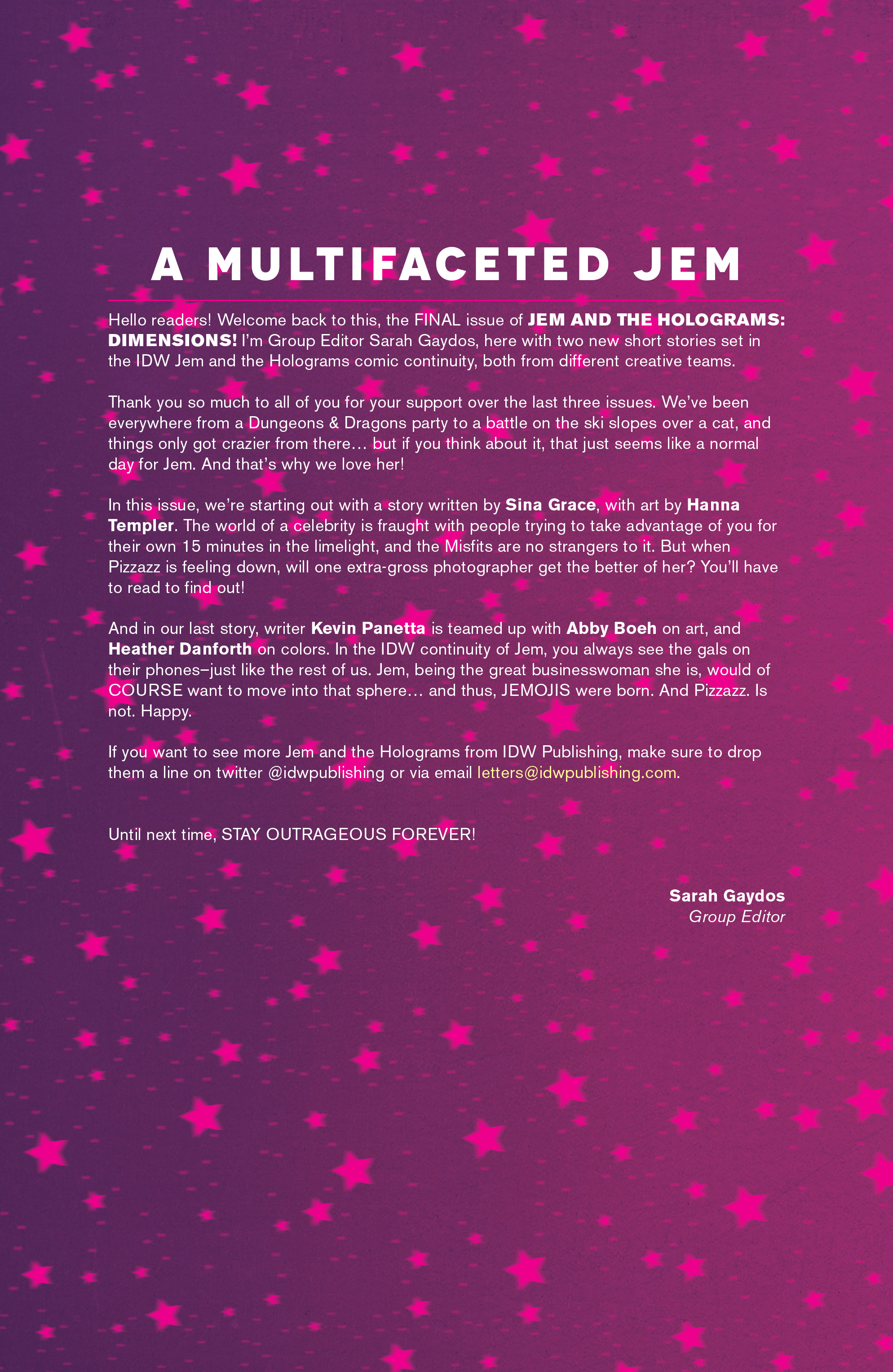 Jem and the Holograms: Dimensions (2017): Chapter 4 - Page 3