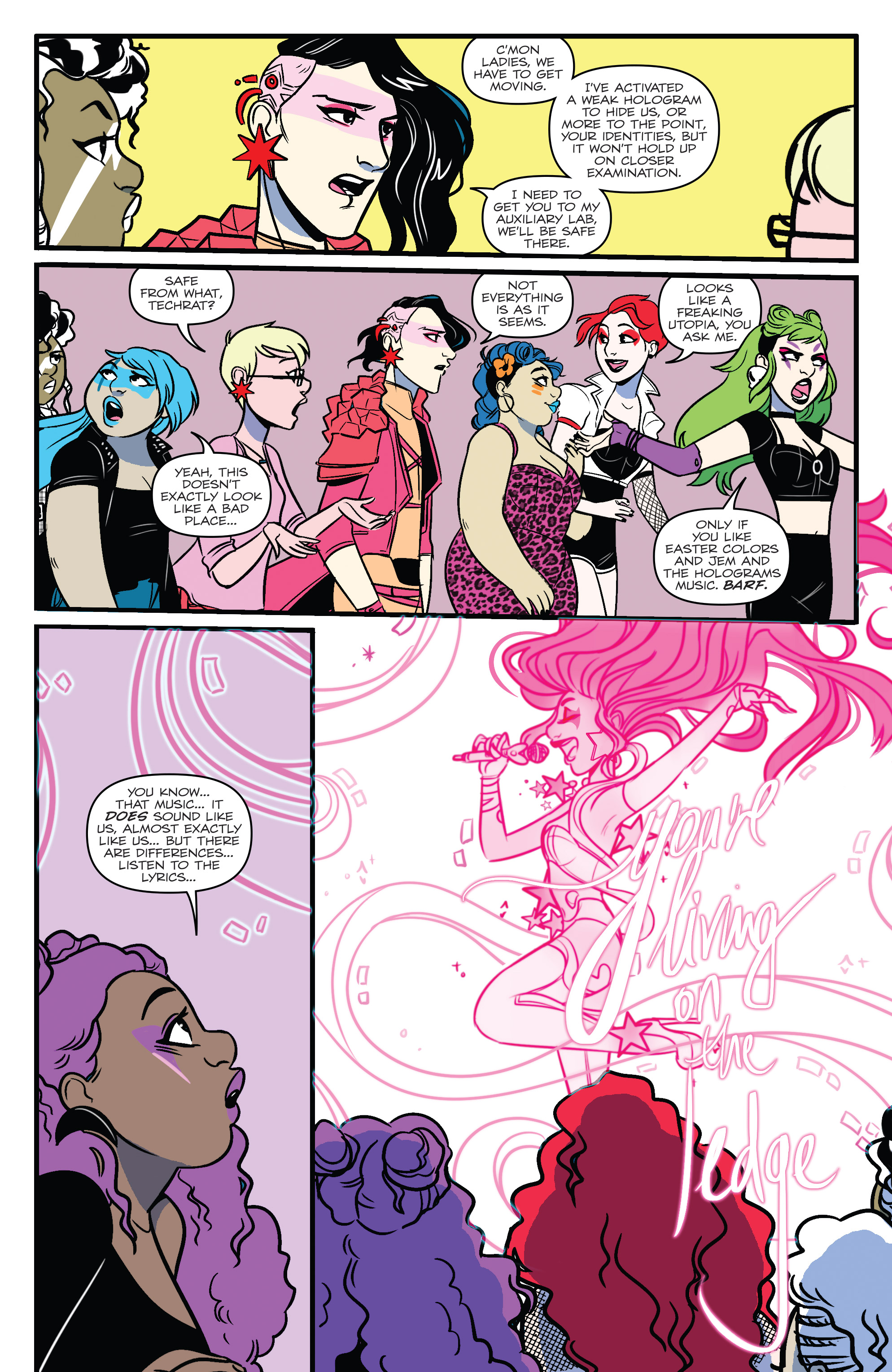 Jem and the Holograms: The Misfits: Infinite (2017): Chapter 1 - Page 9