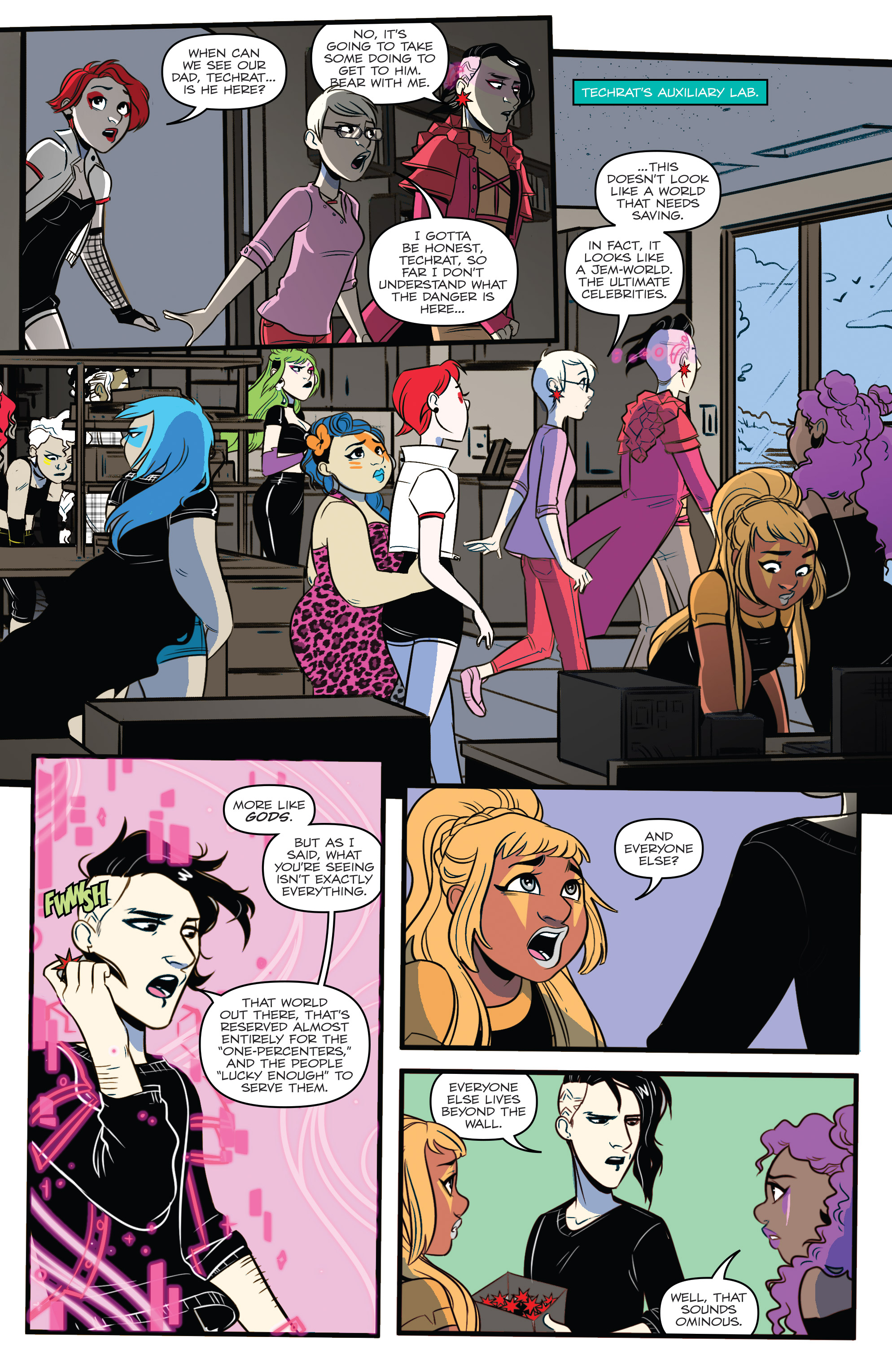 Jem and the Holograms: The Misfits: Infinite (2017): Chapter 1 - Page 11