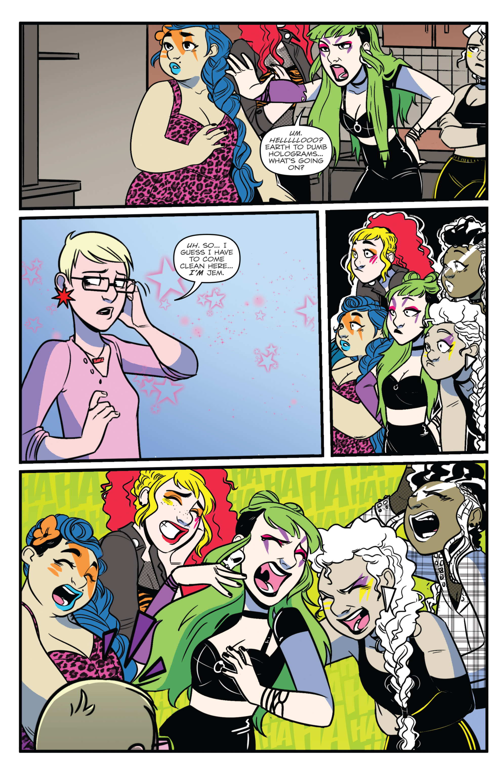 Jem and the Holograms: The Misfits: Infinite (2017): Chapter 1 - Page 13