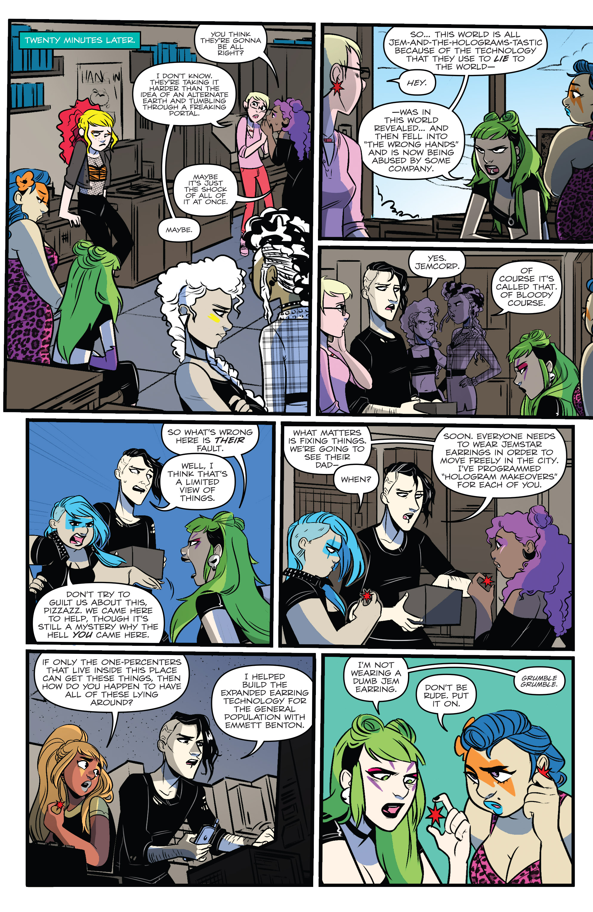 Jem and the Holograms: The Misfits: Infinite (2017): Chapter 1 - Page 16