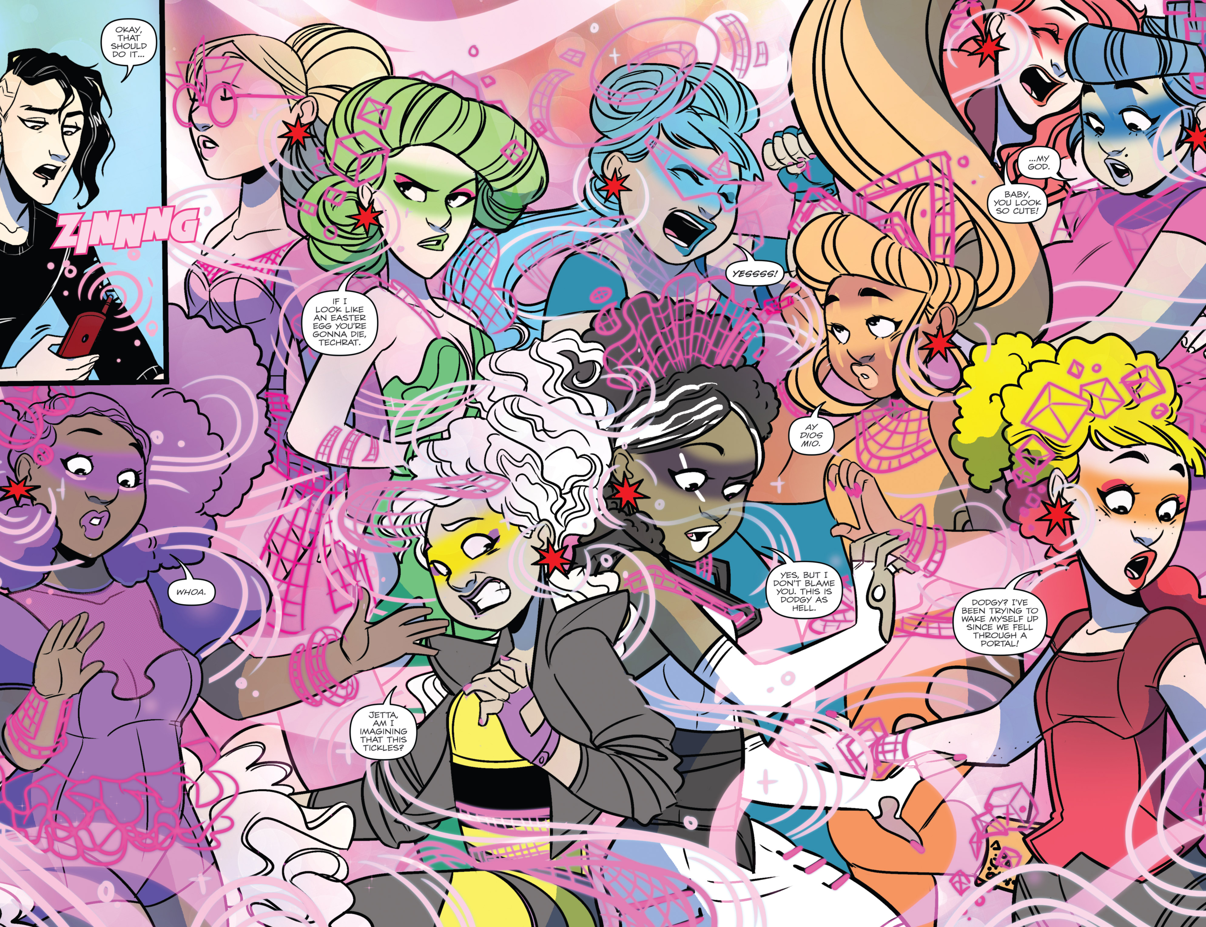 Jem and the Holograms: The Misfits: Infinite (2017): Chapter 1 - Page 17