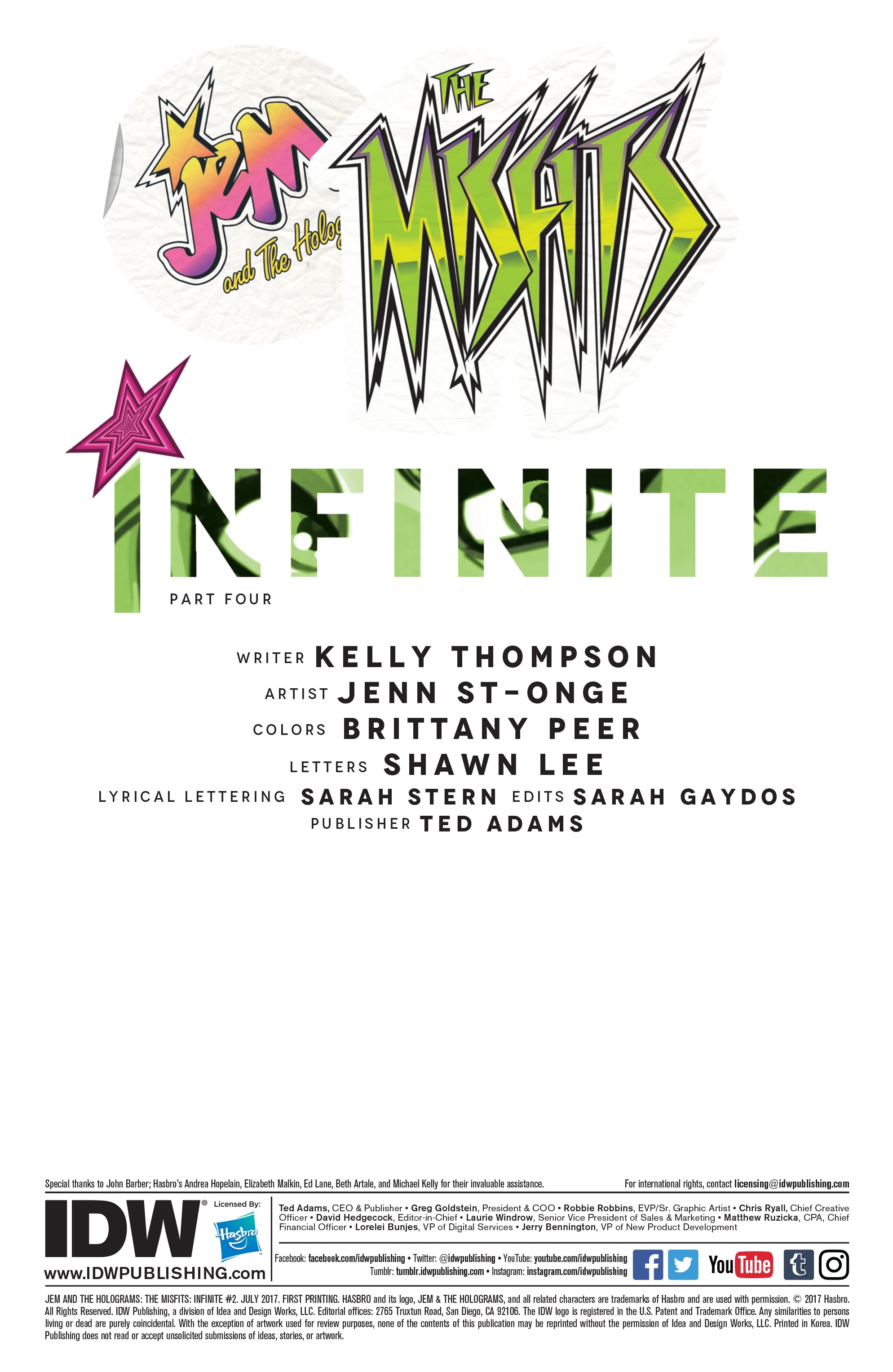 Jem and the Holograms: The Misfits: Infinite (2017): Chapter 2 - Page 2