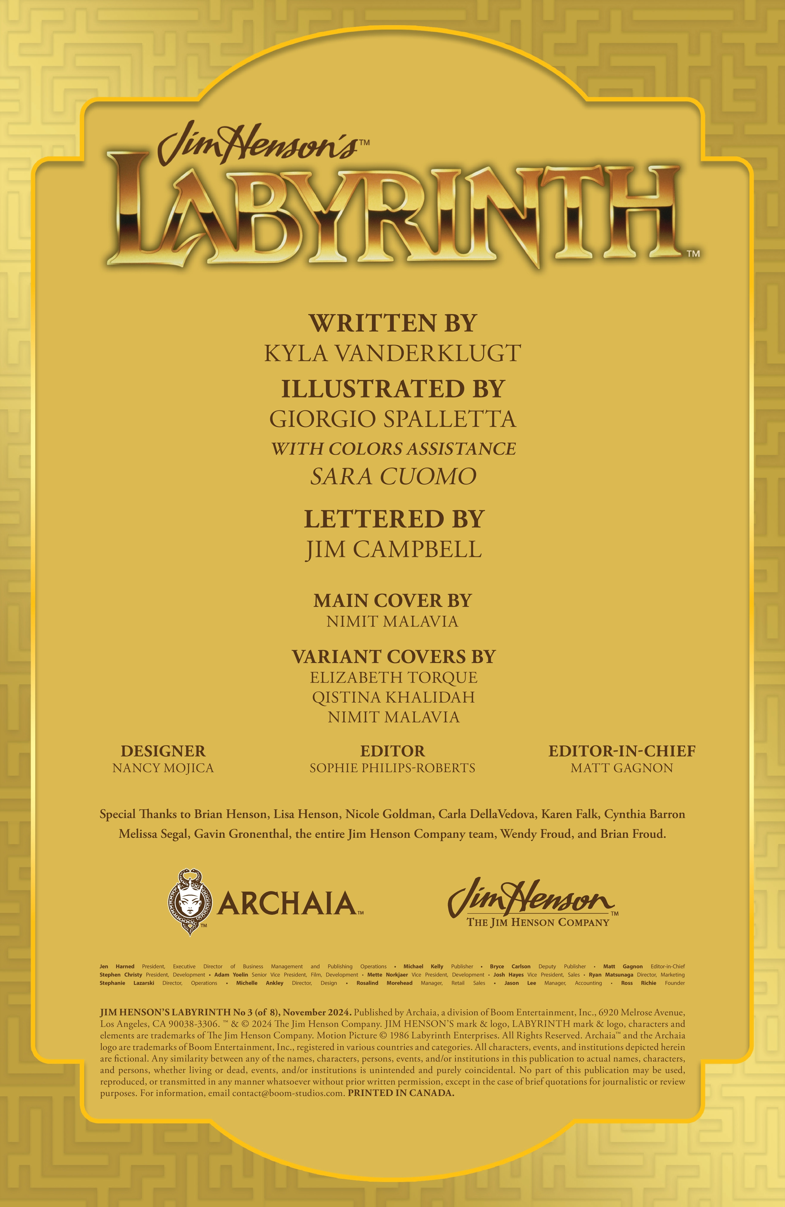 Jim Henson's Labyrinth (2024-): Chapter 3 - Page 2