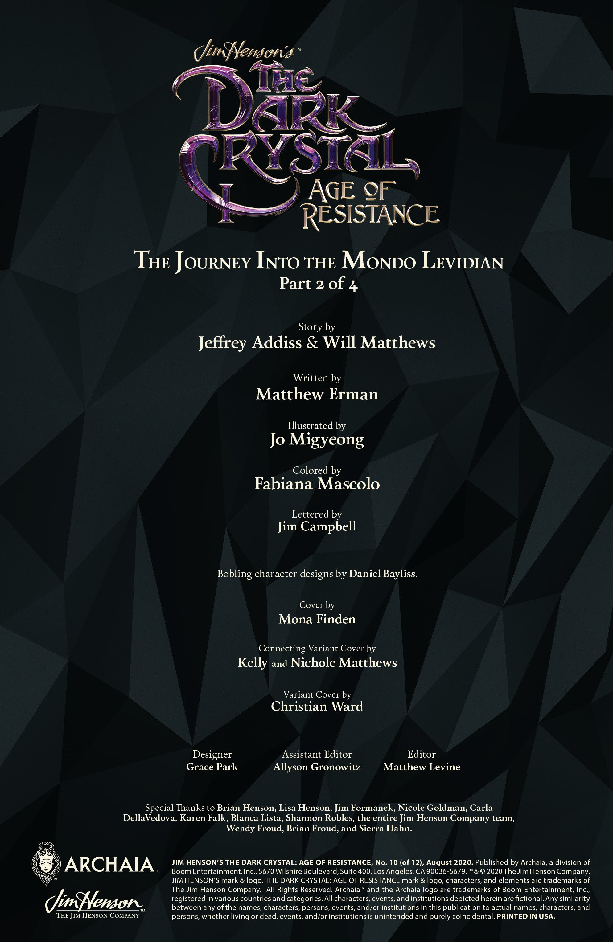 Jim Henson's The Dark Crystal: Age of Resistance (2019-): Chapter 10 - Page 2