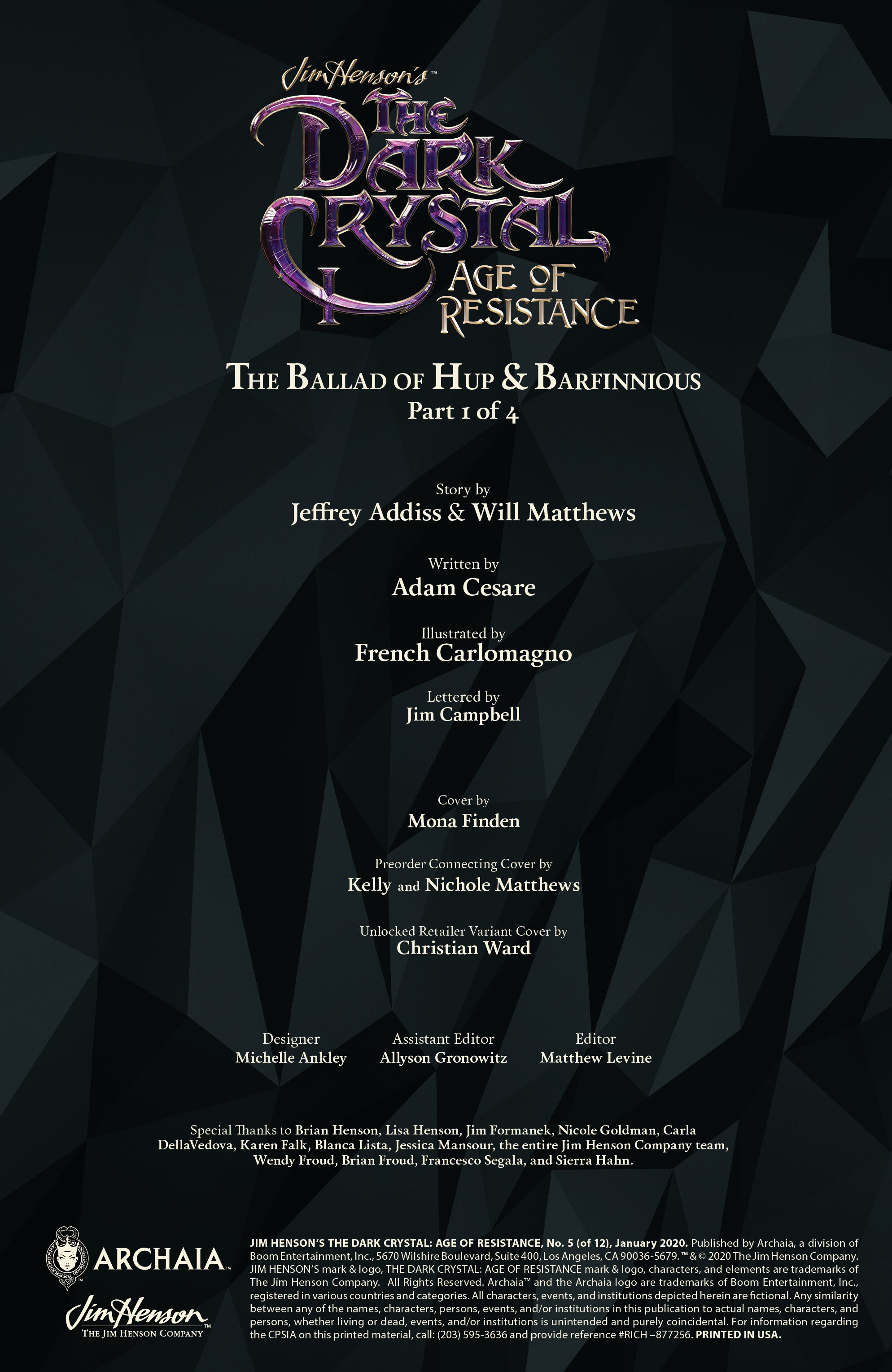 Jim Henson's The Dark Crystal: Age of Resistance (2019-): Chapter 5 - Page 2