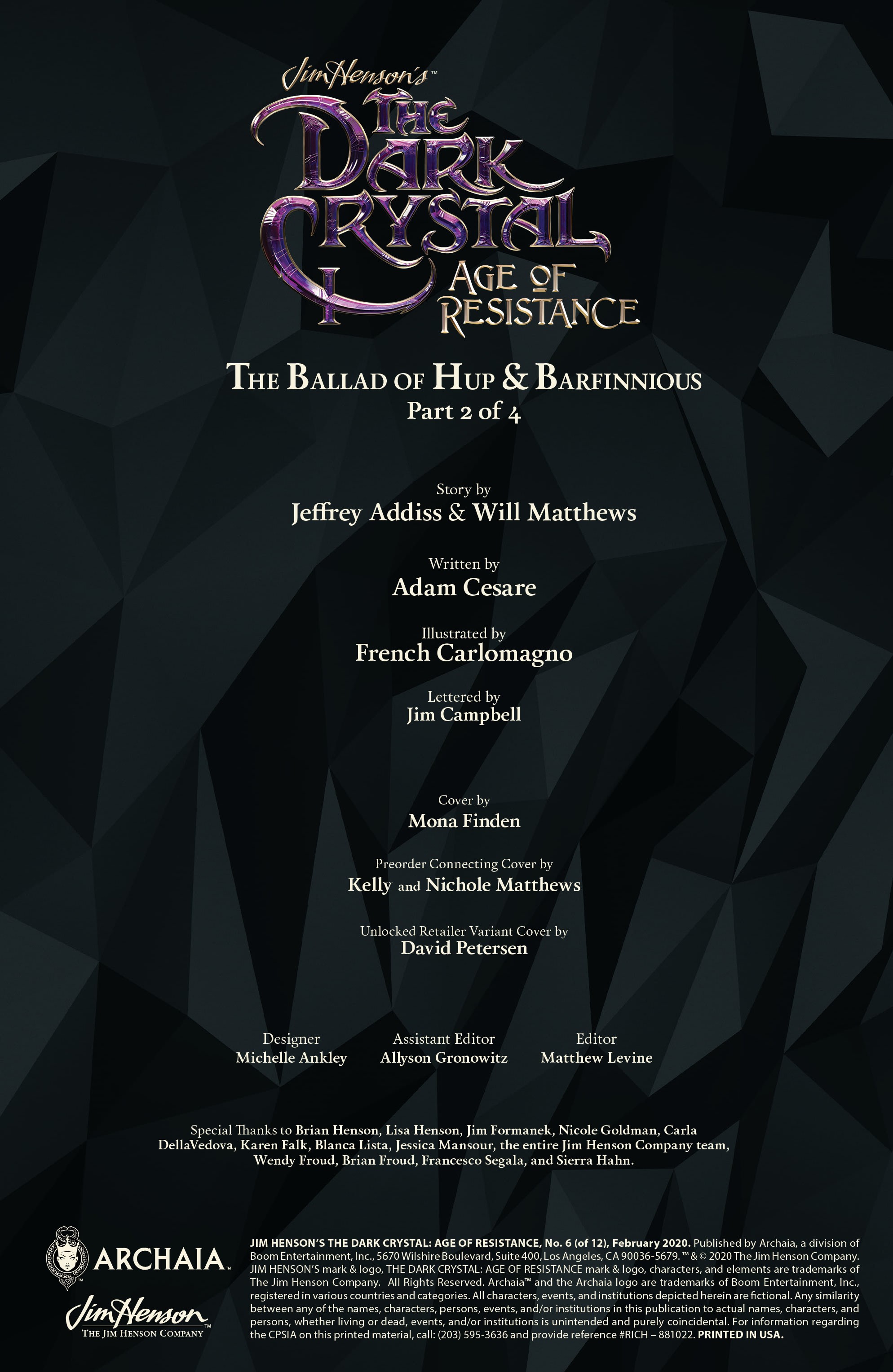 Jim Henson's The Dark Crystal: Age of Resistance (2019-): Chapter 6 - Page 2