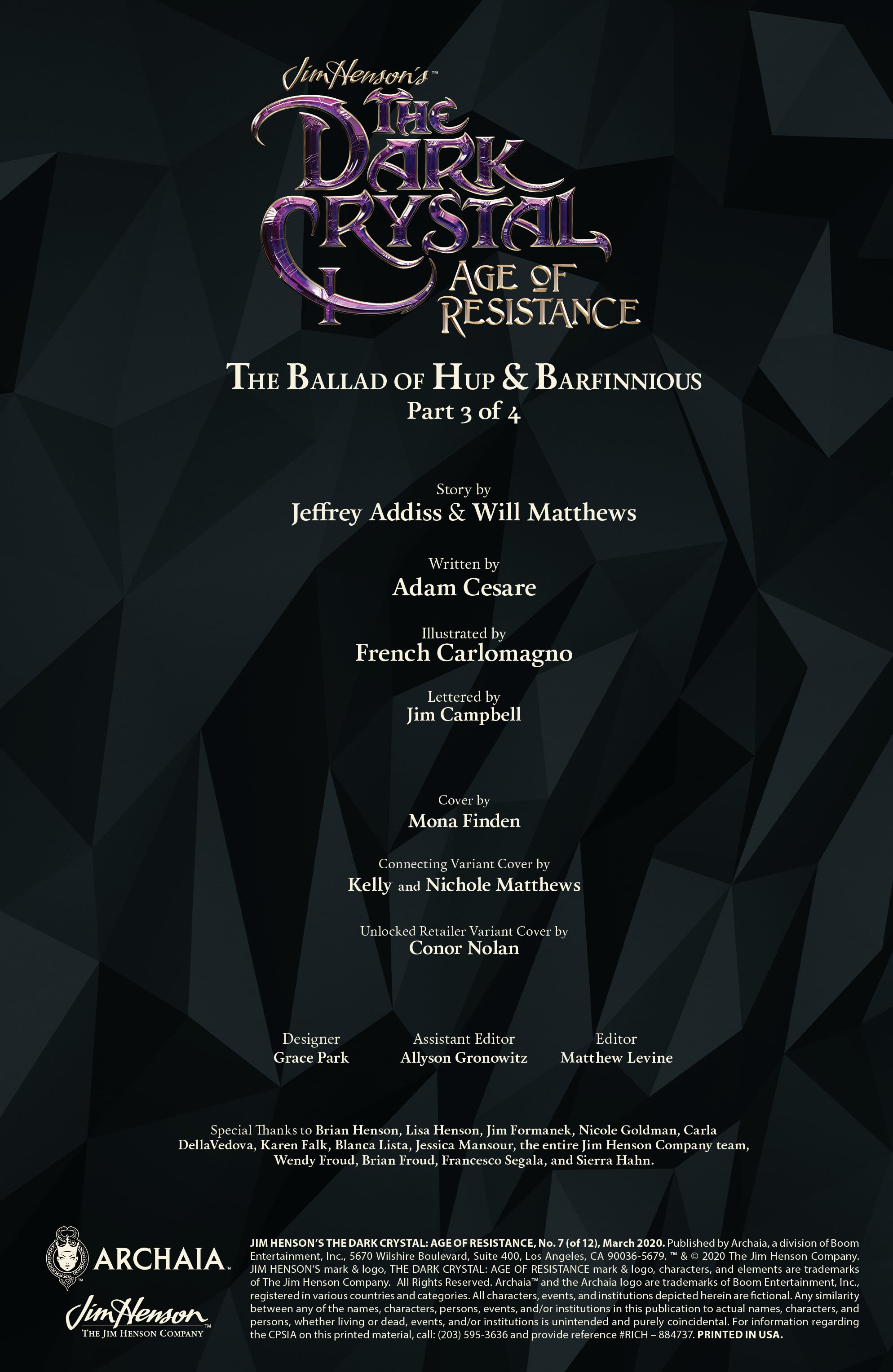 Jim Henson's The Dark Crystal: Age of Resistance (2019-): Chapter 7 - Page 2