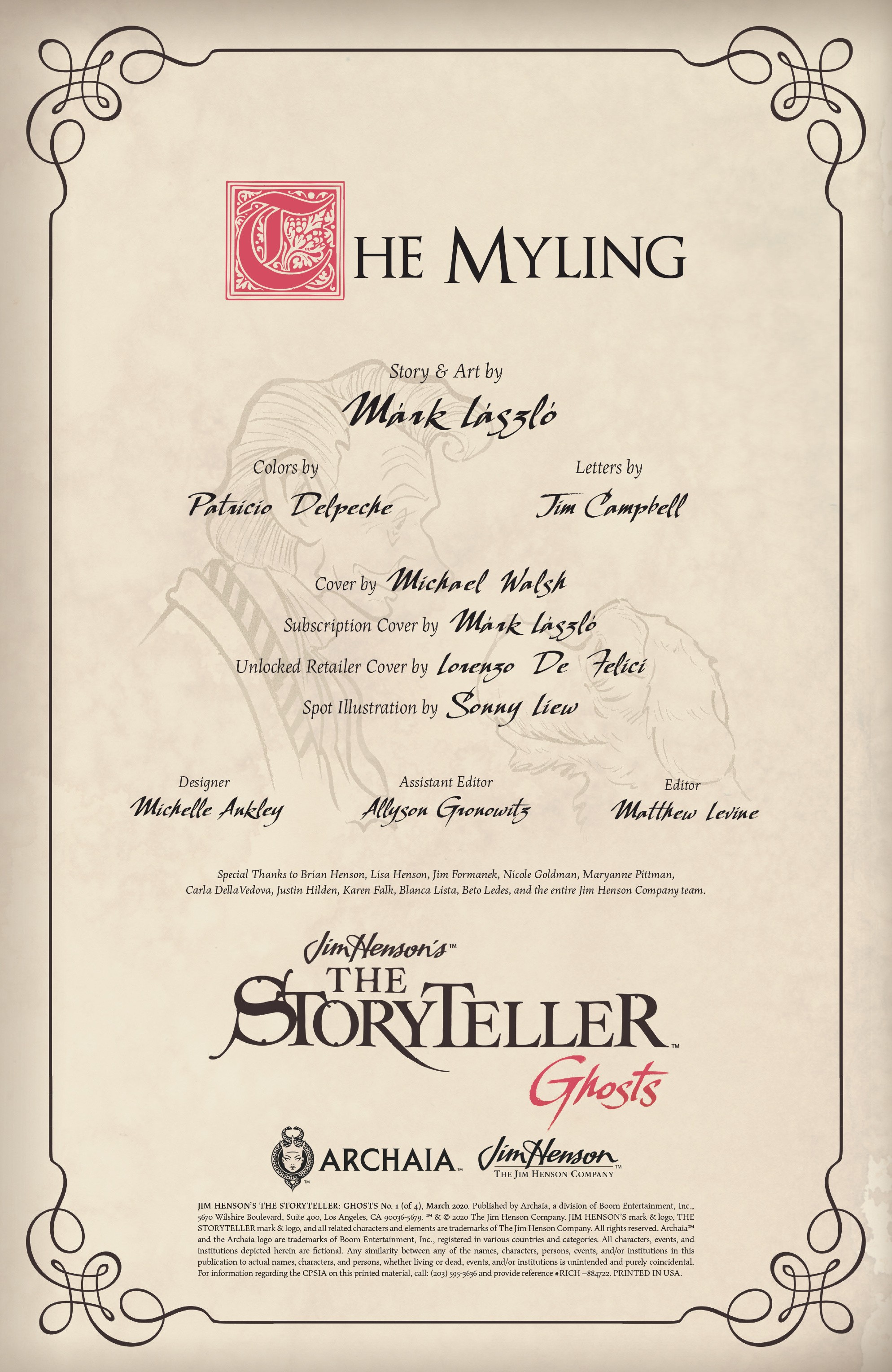 Jim Henson's The Storyteller: Ghosts (2020-): Chapter 1 - Page 2