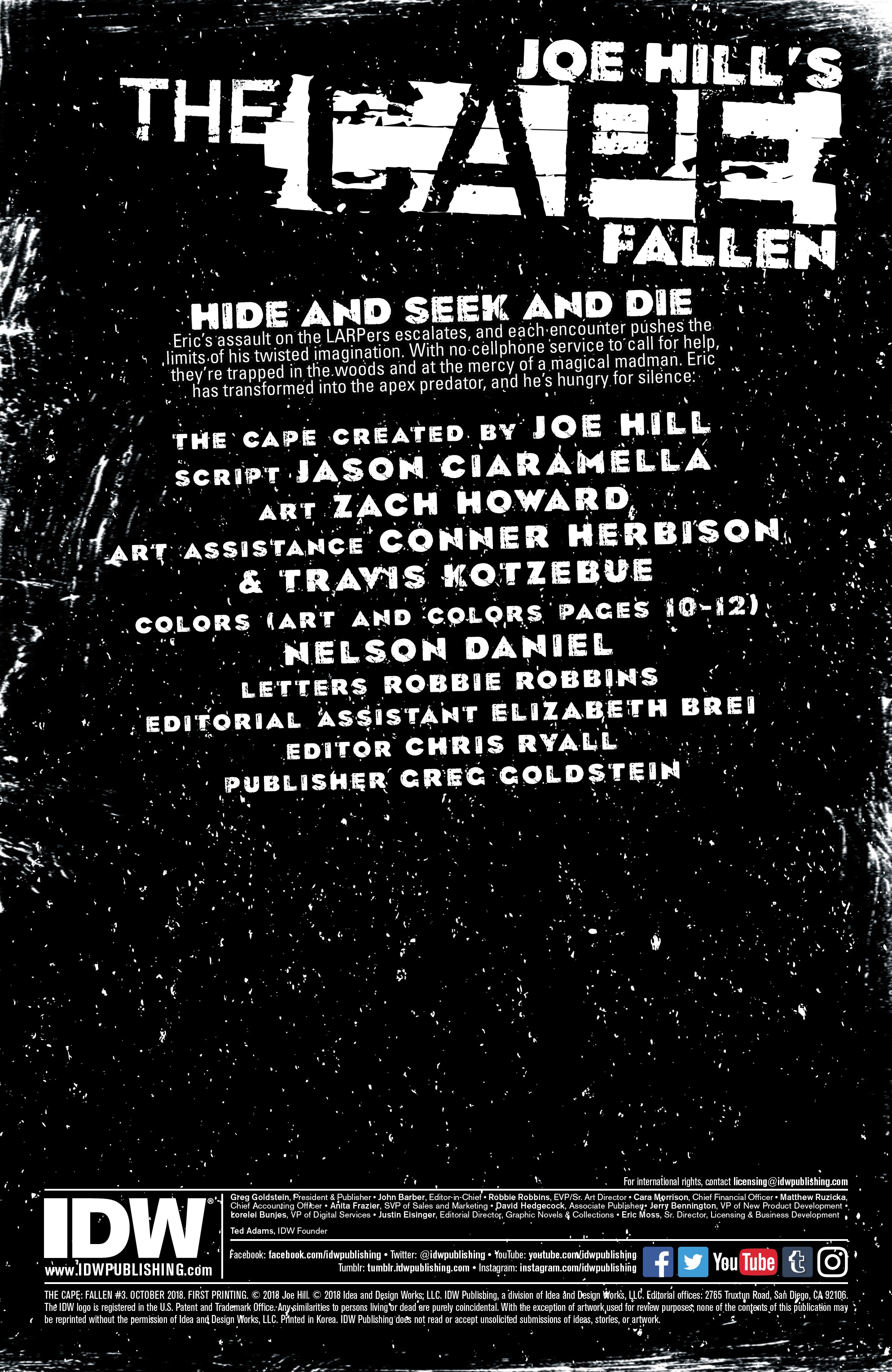 Joe Hill's The Cape: Fallen (2018-): Chapter 3 - Page 2