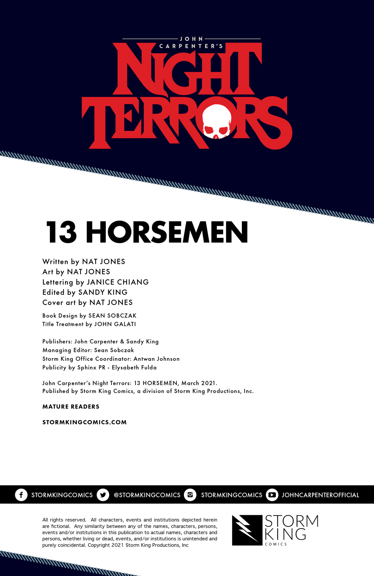 John Carpenter's Night Terrors: 13 Horseman (2021): Chapter TP - Page 4