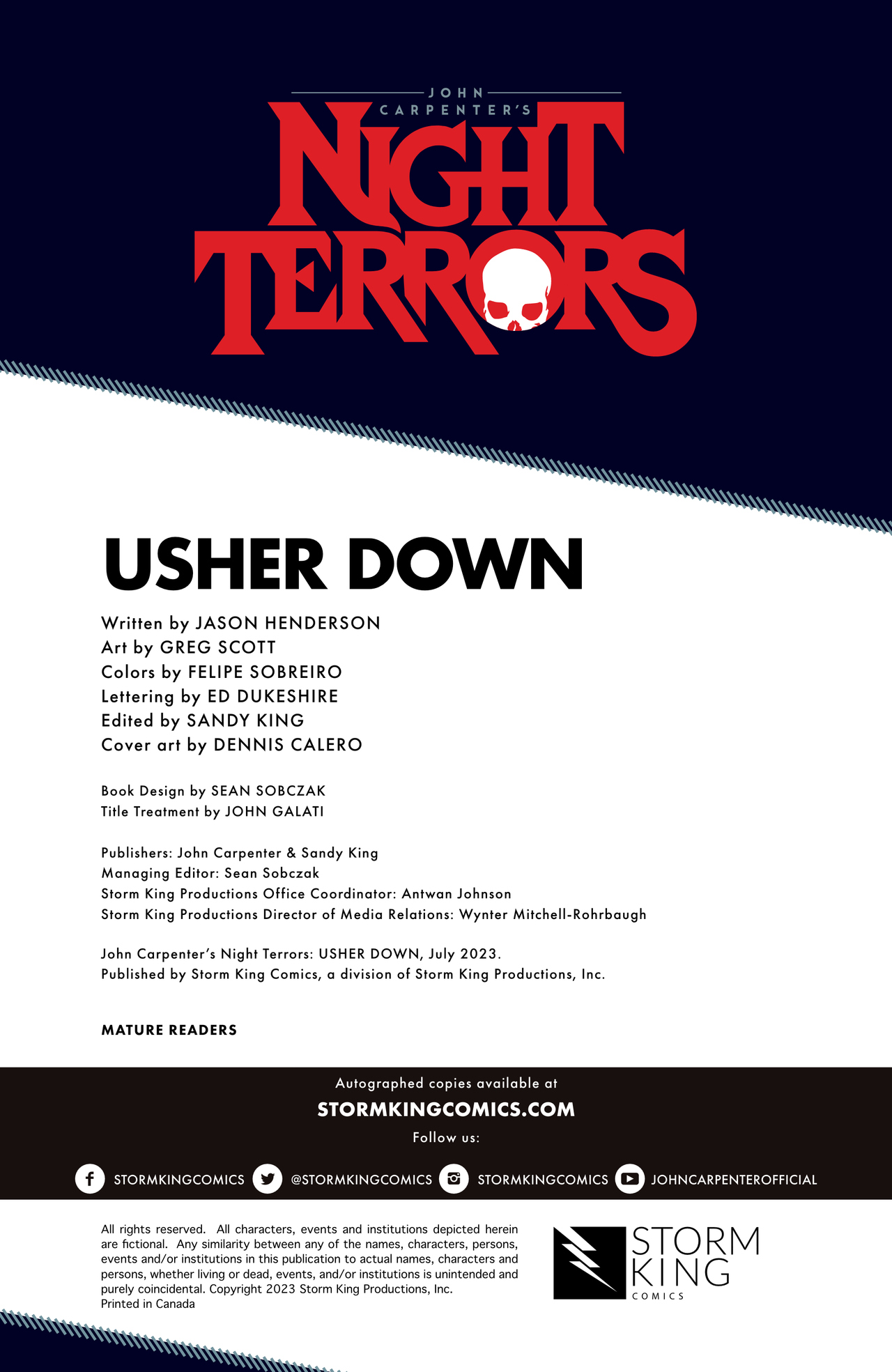 John Carpenter's Night Terrors: Usher Down (2023): Chapter TP - Page 4