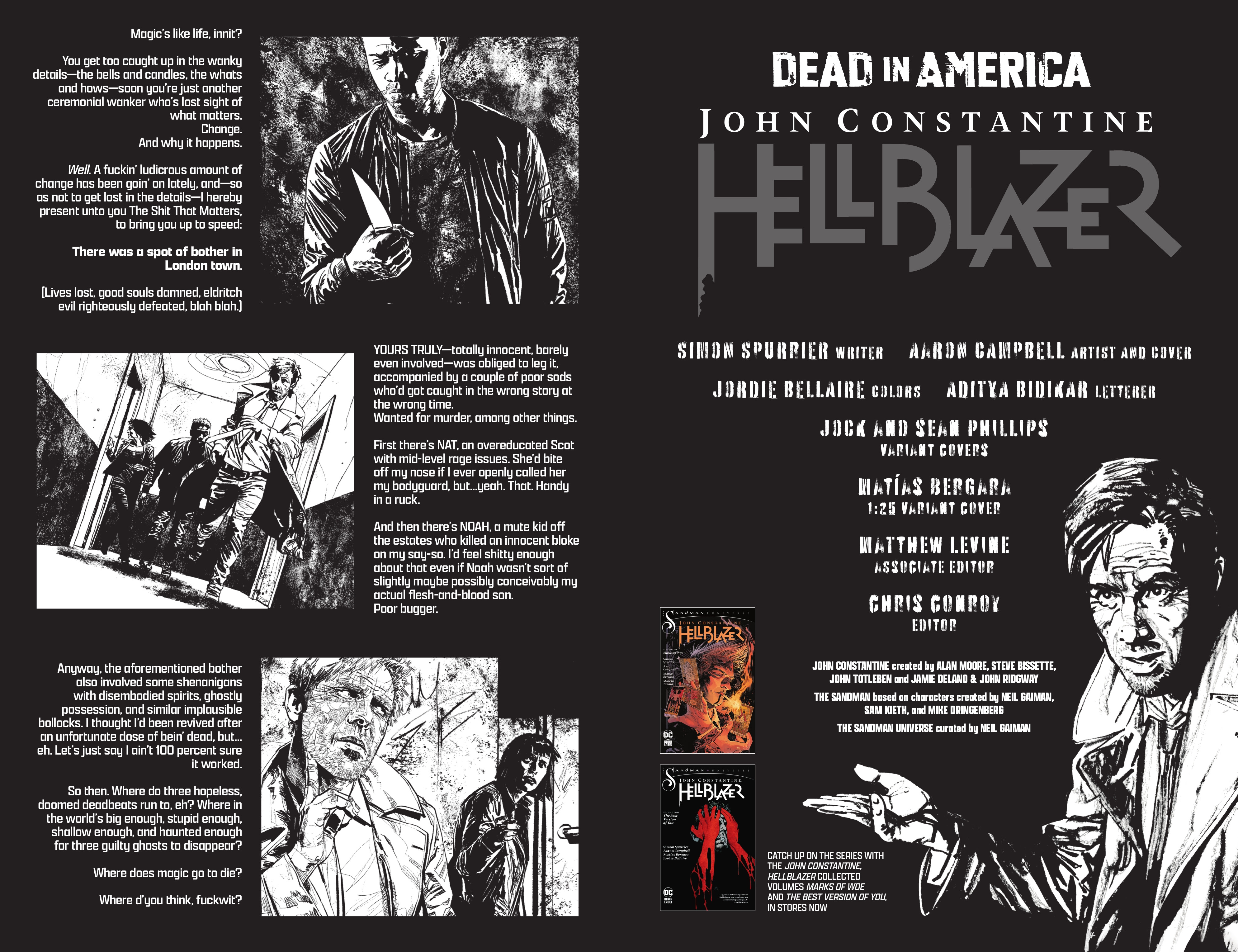 John Constantine, Hellblazer: Dead in America (2024-): Chapter 1 - Page 5