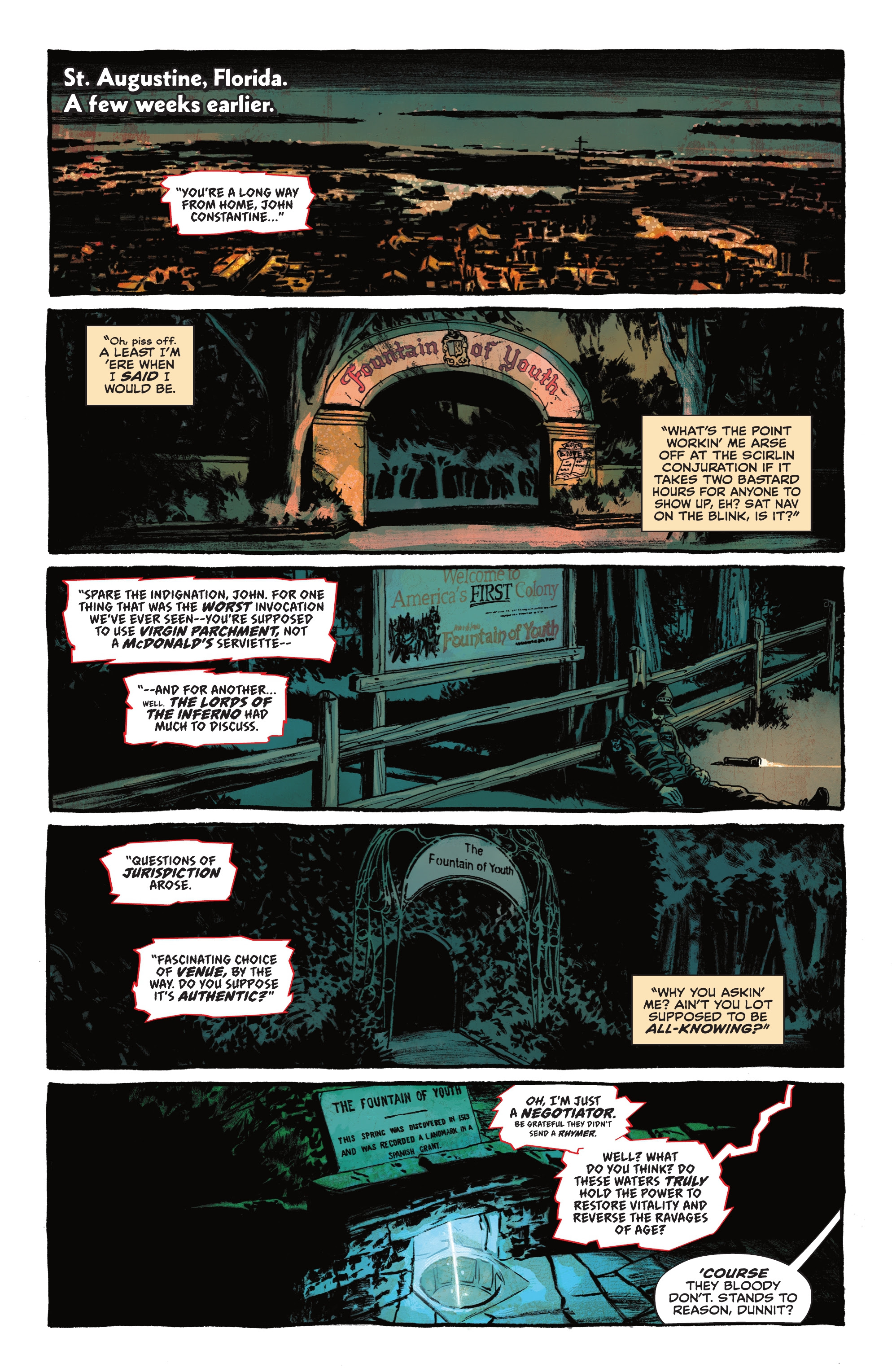 John Constantine, Hellblazer: Dead in America (2024-): Chapter 1 - Page 6