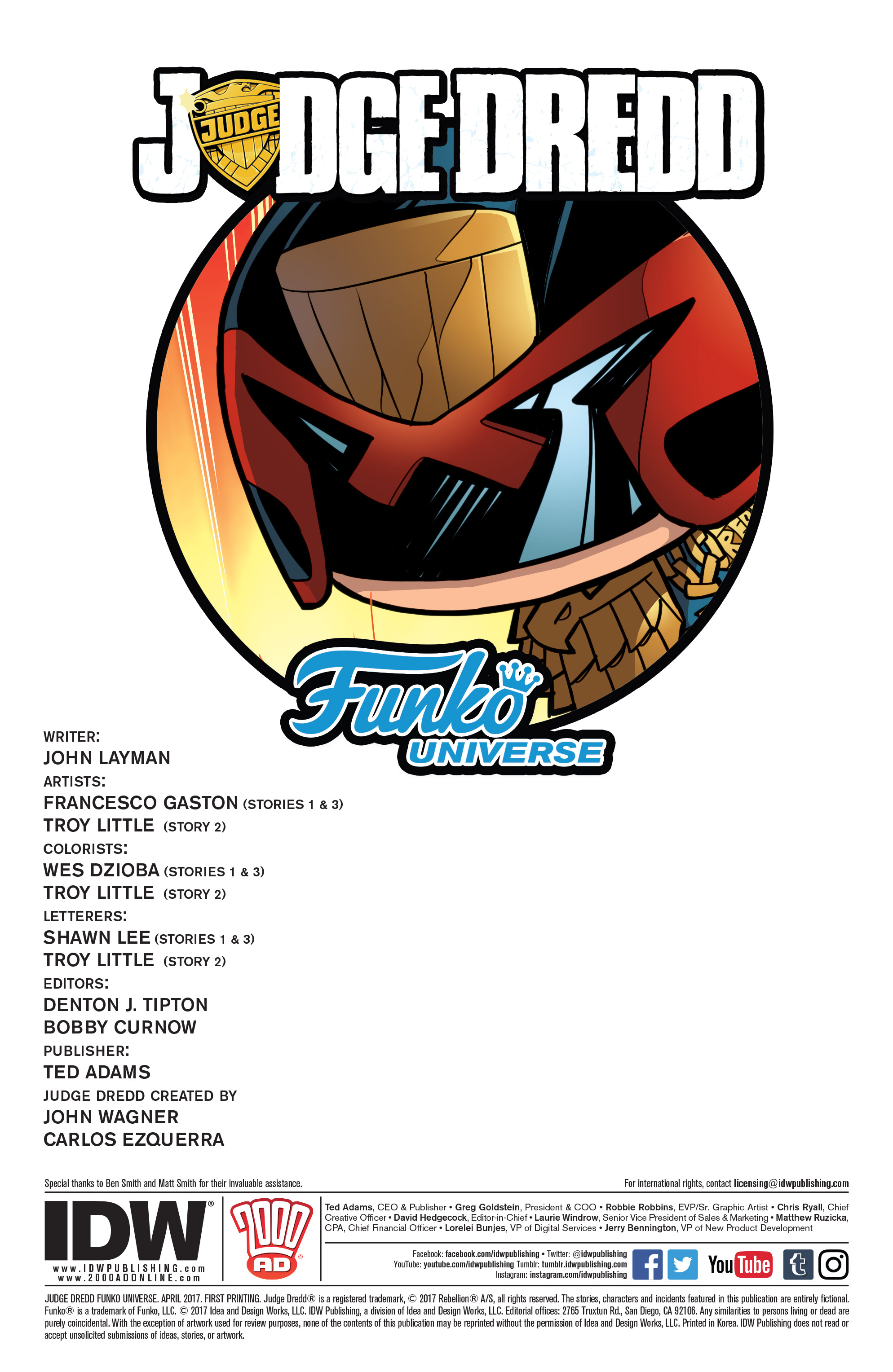 Judge Dredd Funko Universe (2017): Chapter 1 - Page 2