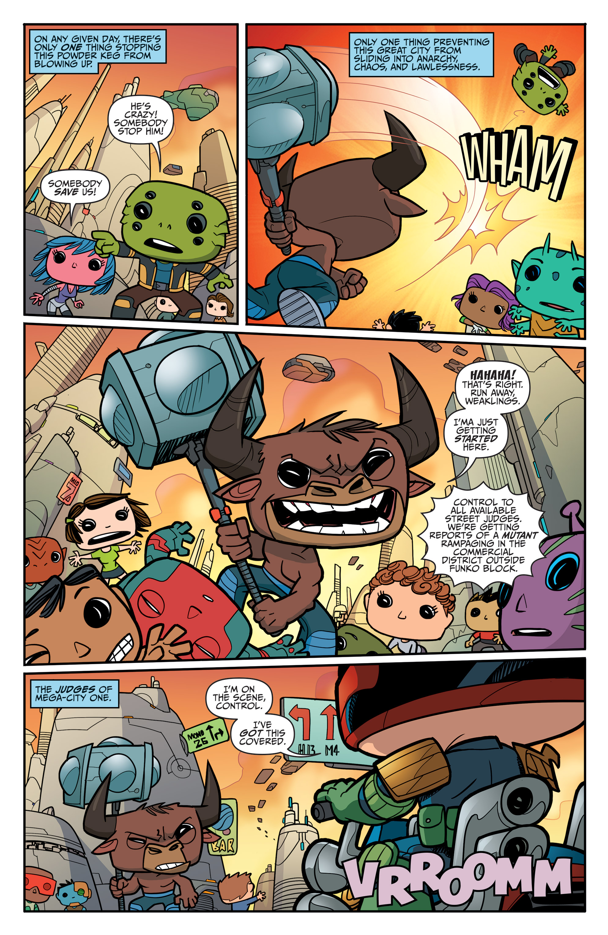 Judge Dredd Funko Universe (2017): Chapter 1 - Page 4