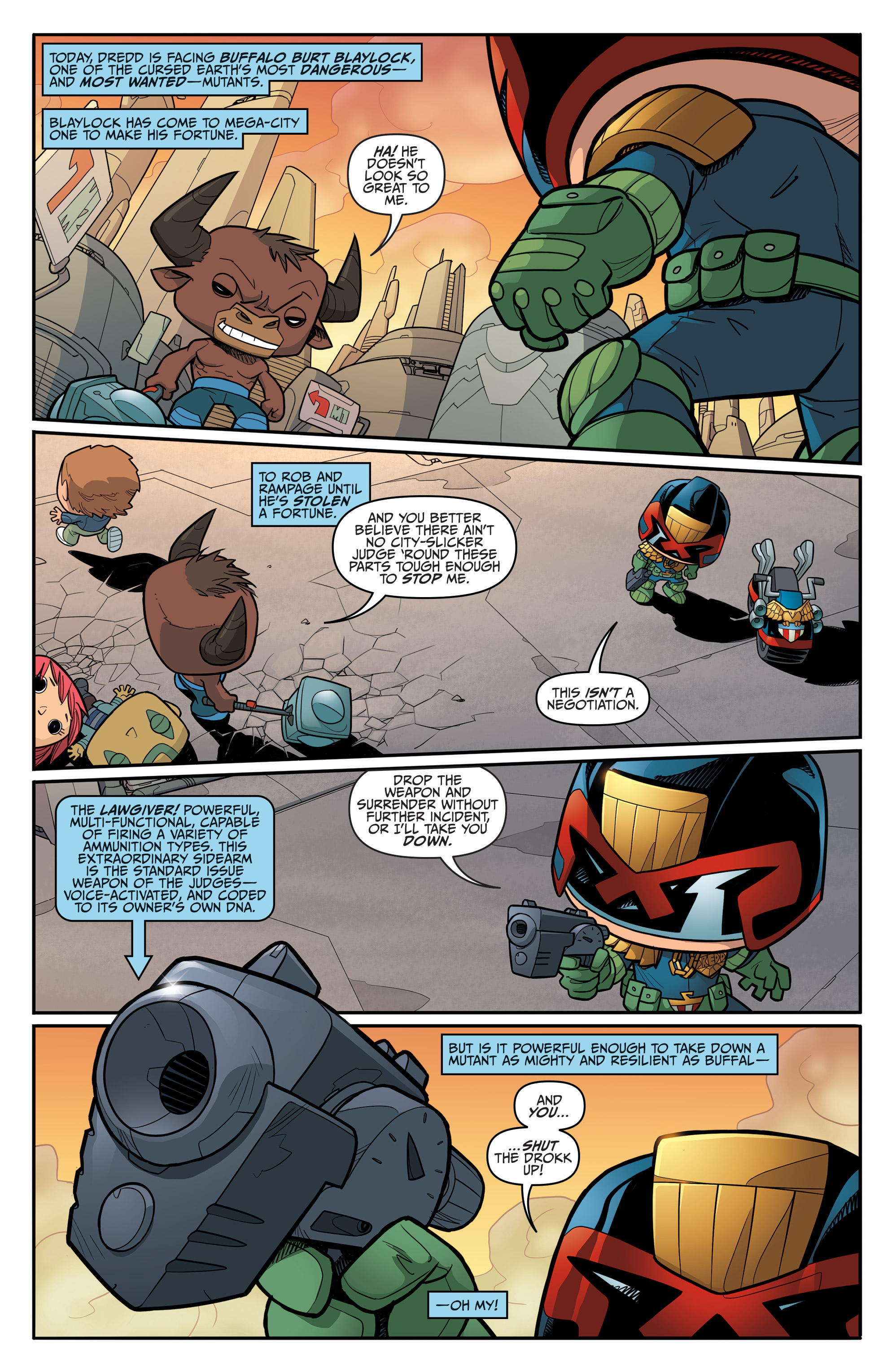 Judge Dredd Funko Universe (2017): Chapter 1 - Page 6