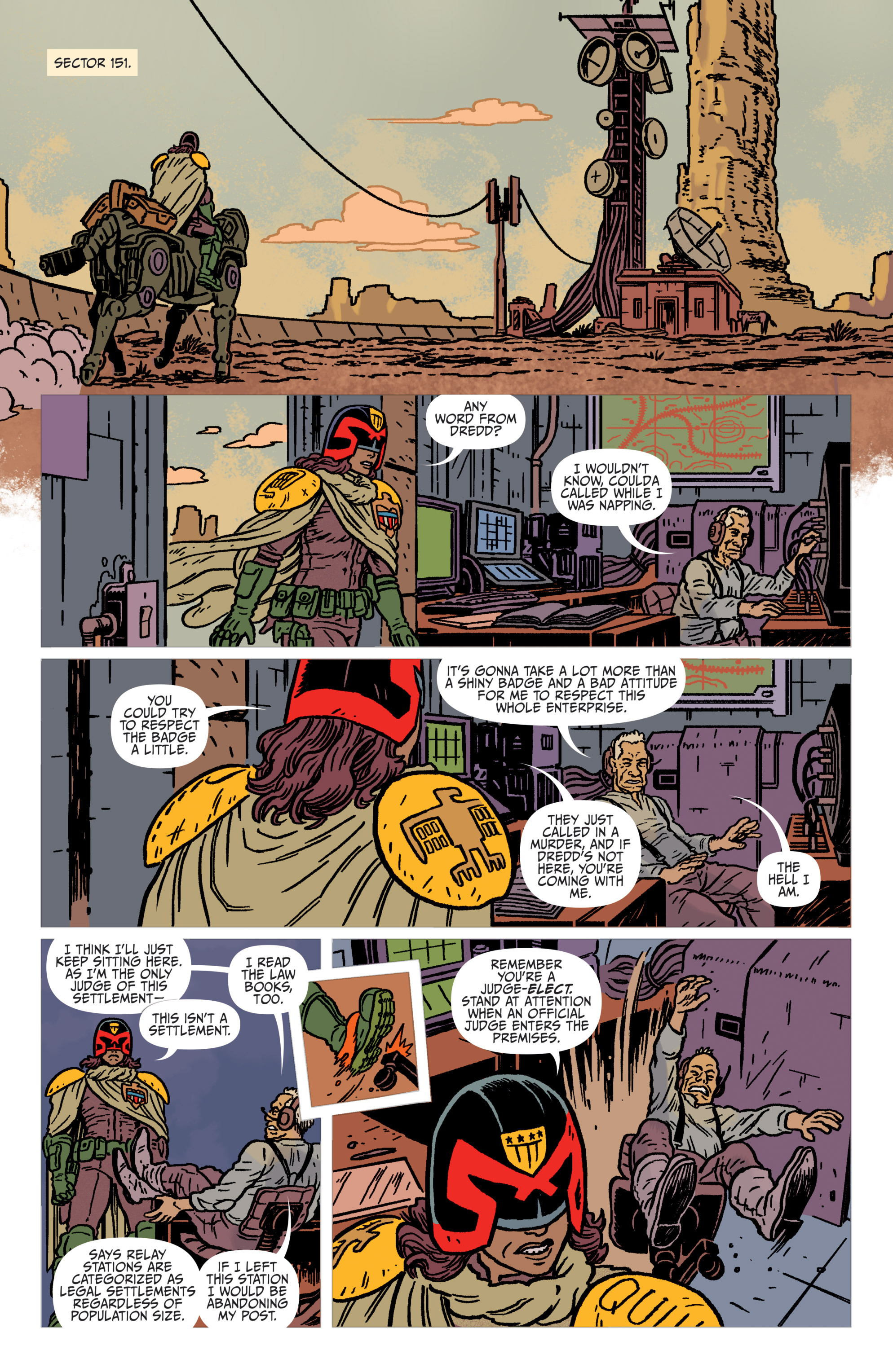 Judge Dredd: The Blessed Earth (2017): Chapter 1 - Page 7