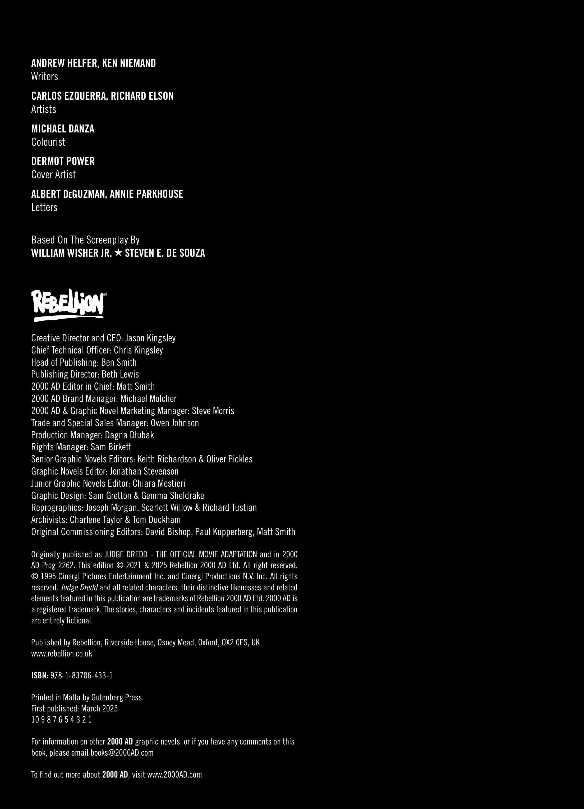 Judge Dredd: The Movie (2025): Chapter GN - Page 2