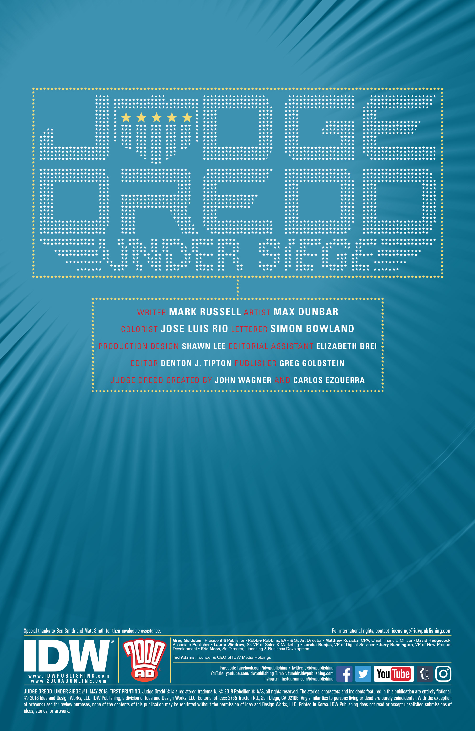 Judge Dredd: Under Siege (2018-): Chapter 1 - Page 2