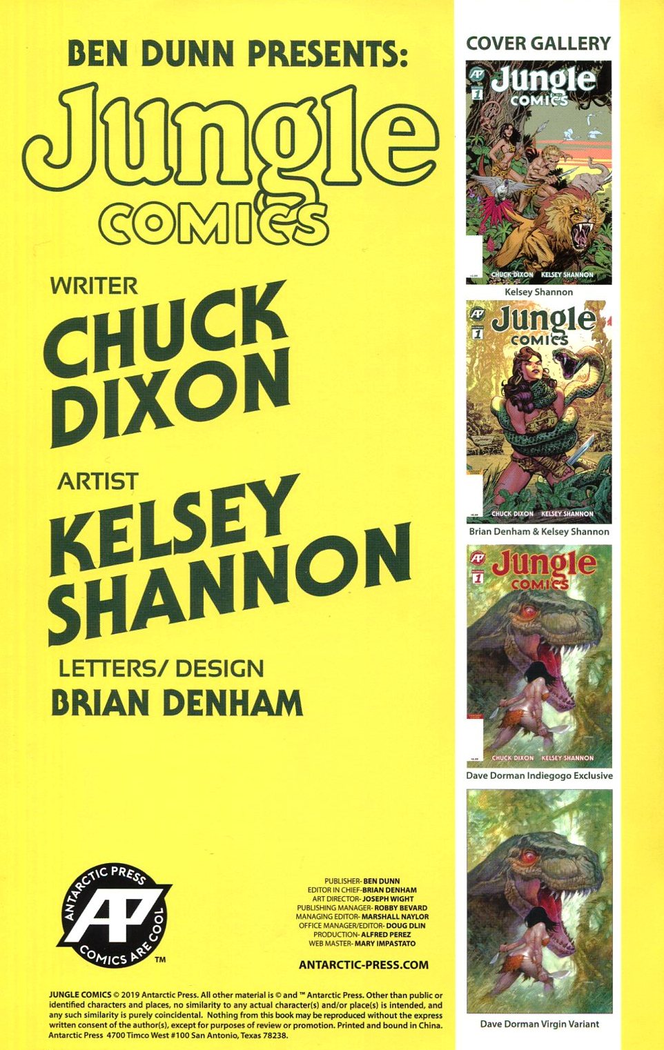 Jungle Comics (2019-): Chapter 1 - Page 2