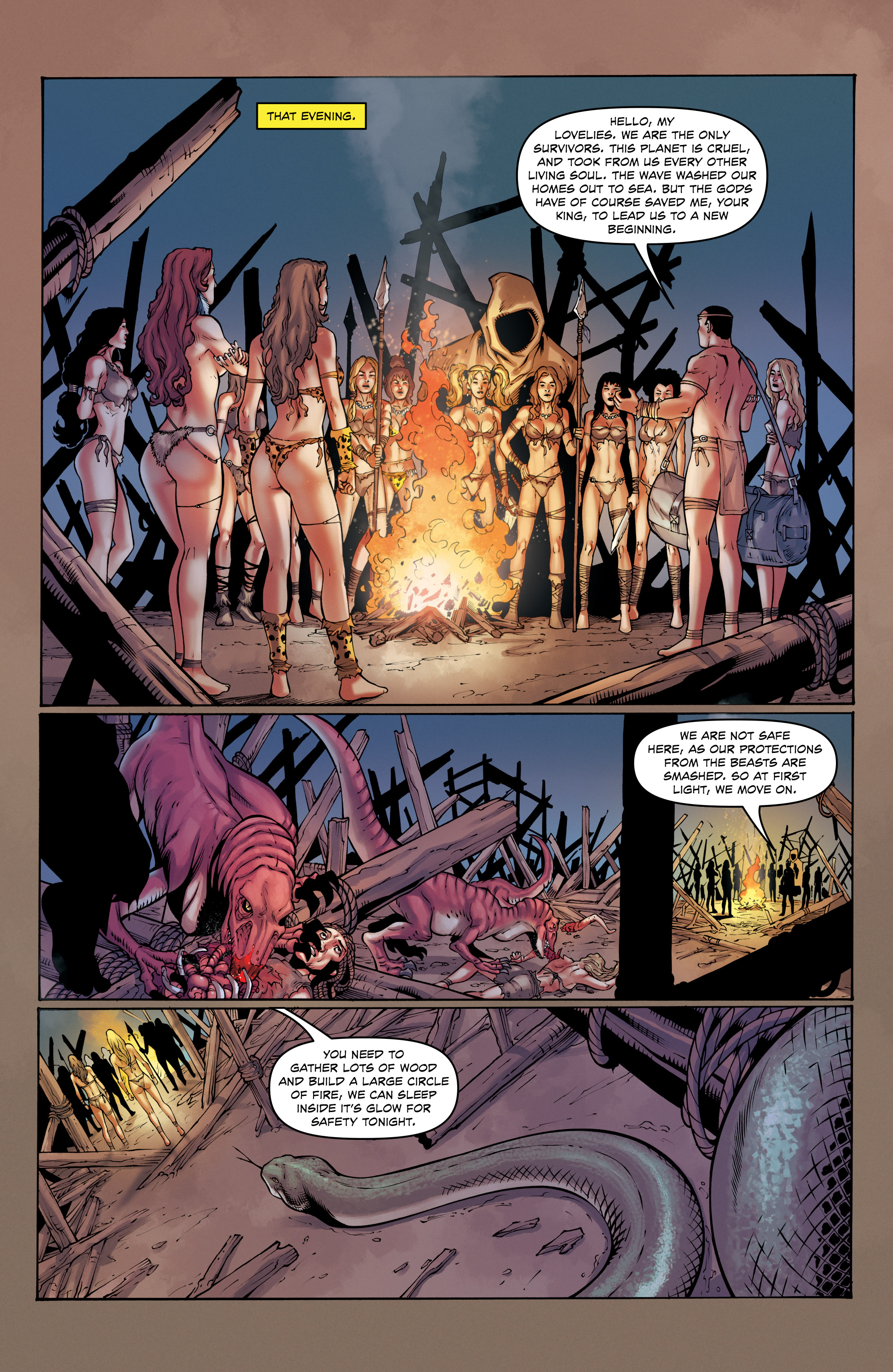 Jungle Fantasy: Survivors (ADULT): Chapter 1 - Page 8
