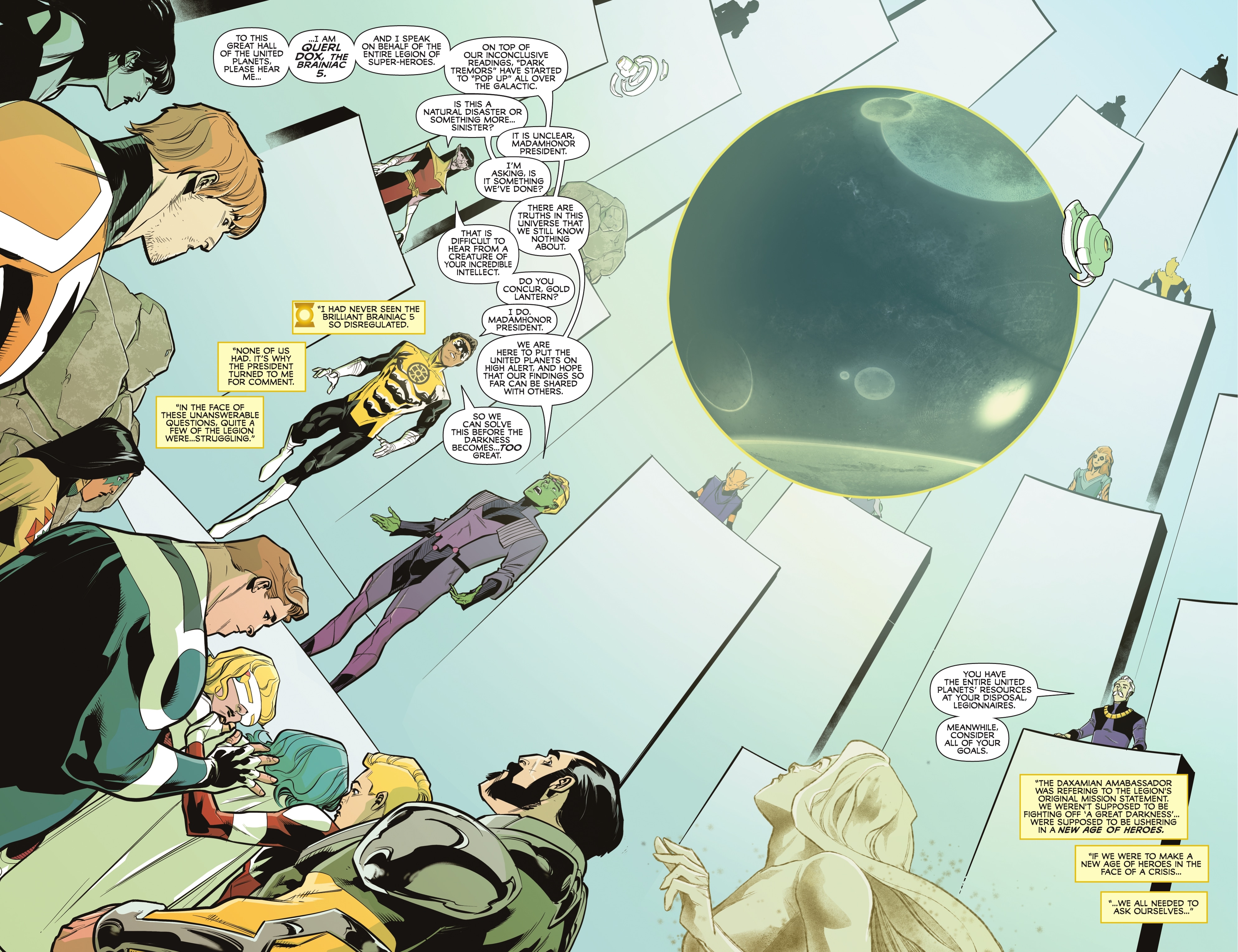 Justice League vs. The Legion of Super-Heroes (2022-): Chapter 1 - Page 8