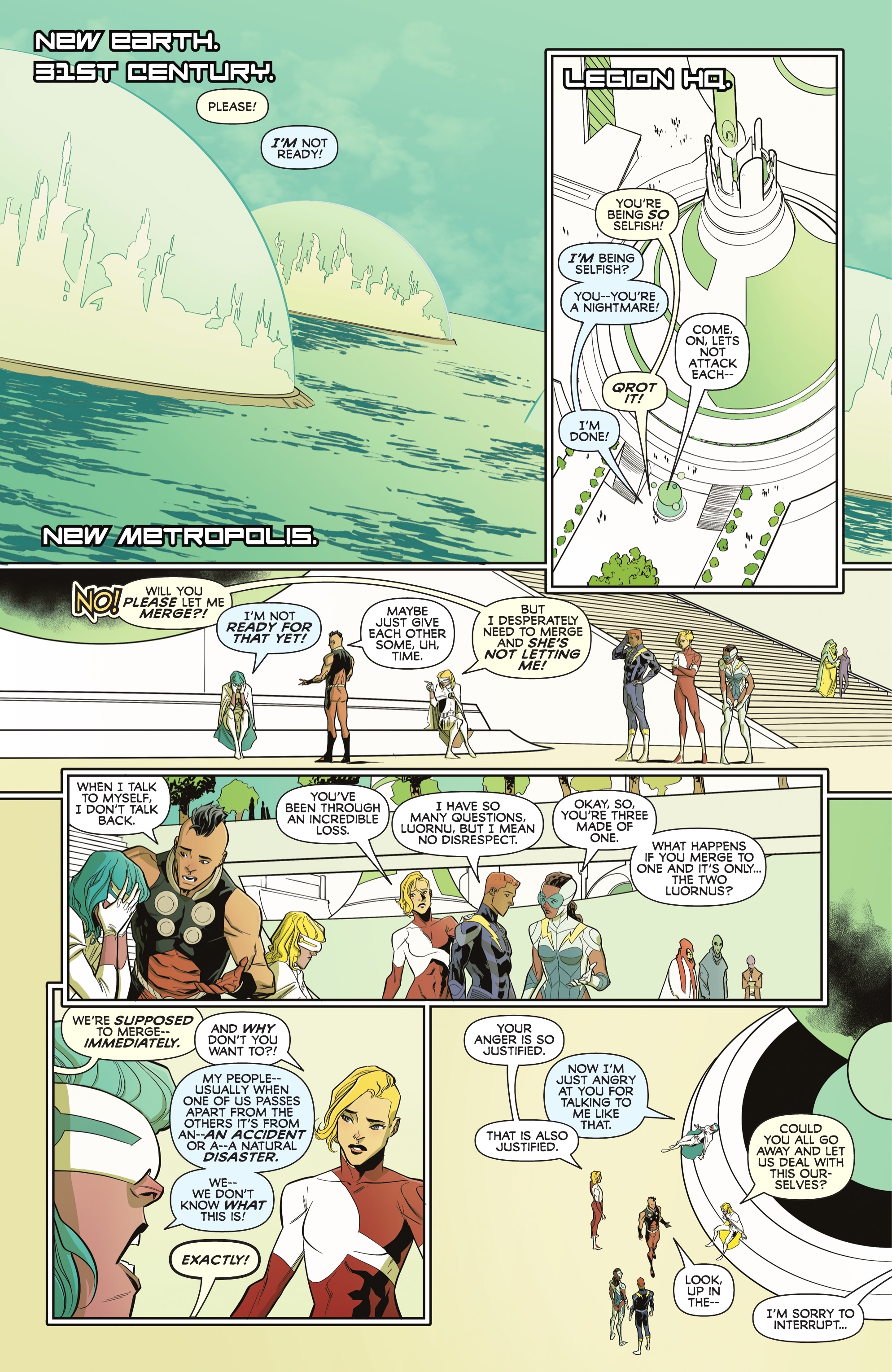 Justice League vs. The Legion of Super-Heroes (2022-): Chapter 1 - Page 12