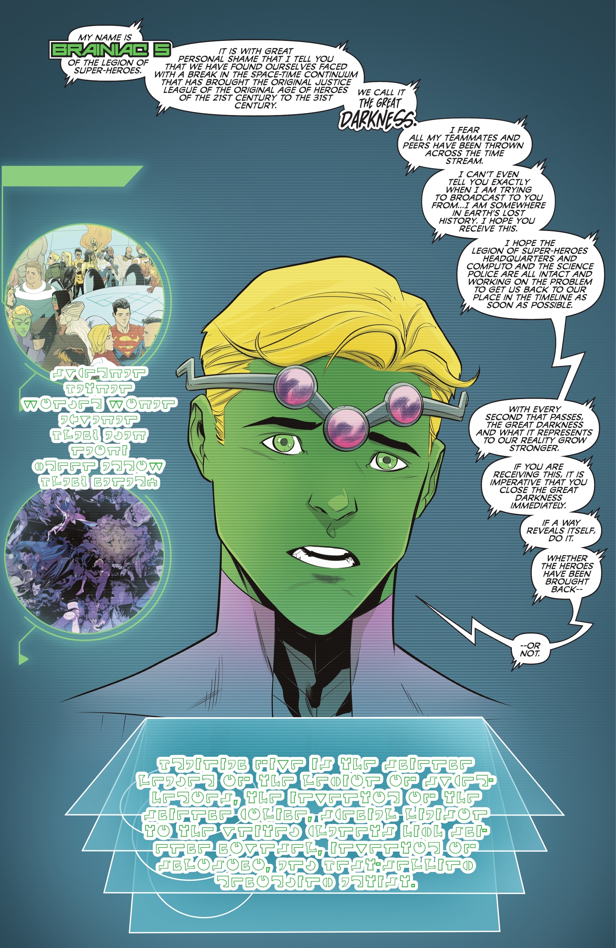 Justice League vs. The Legion of Super-Heroes (2022-): Chapter 4 - Page 3