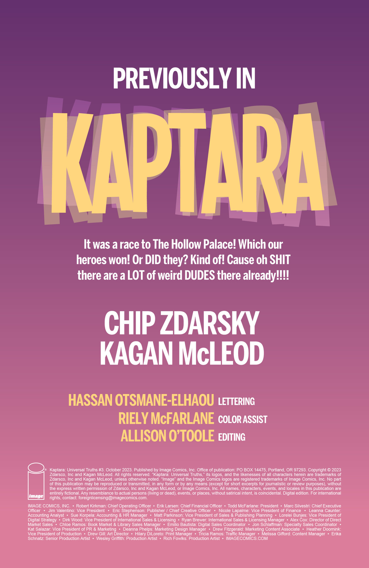 Kaptara: Universal Truths (2023-): Chapter 3 - Page 2