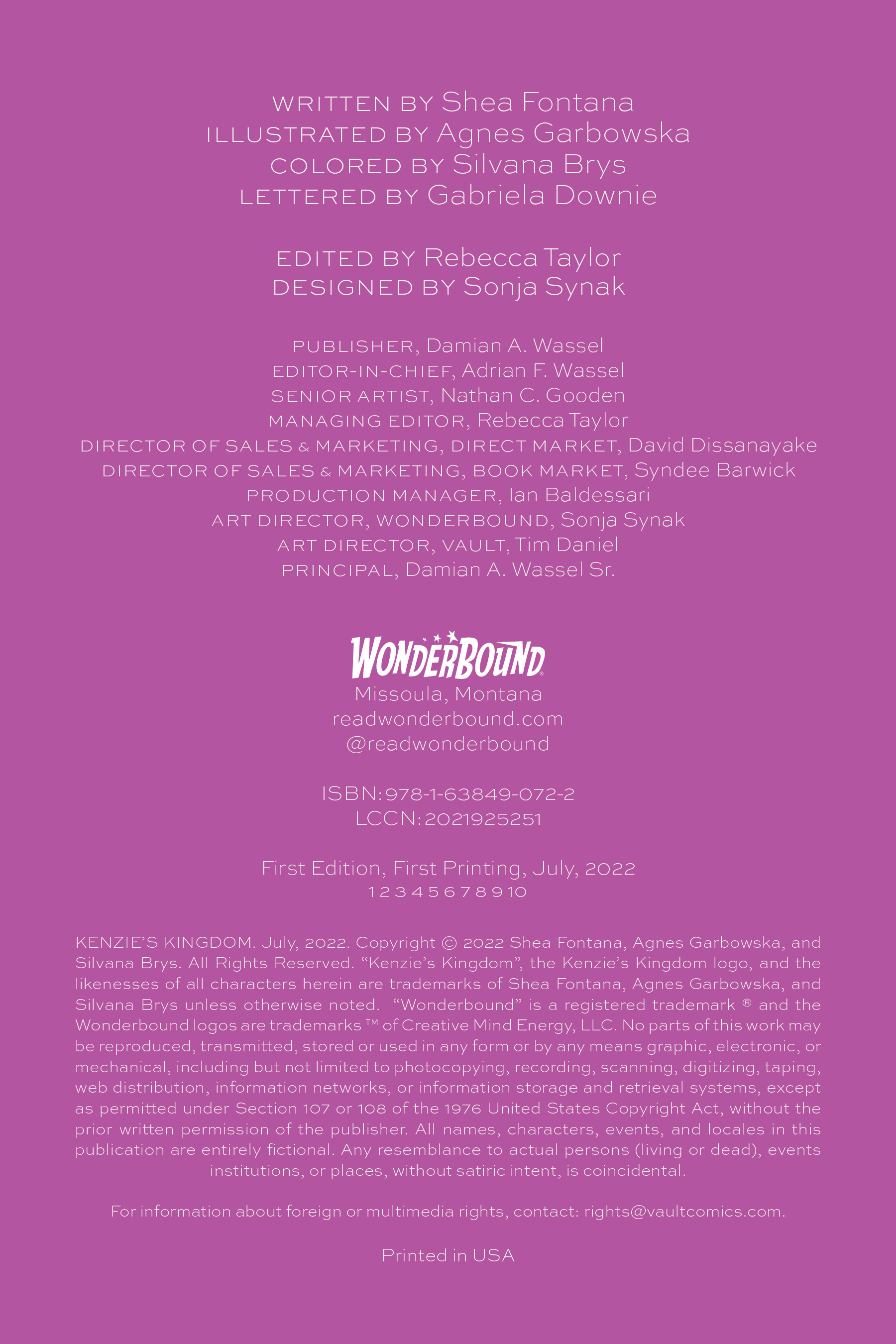 Kenzie's Kingdom (2022): Chapter TPB - Page 4