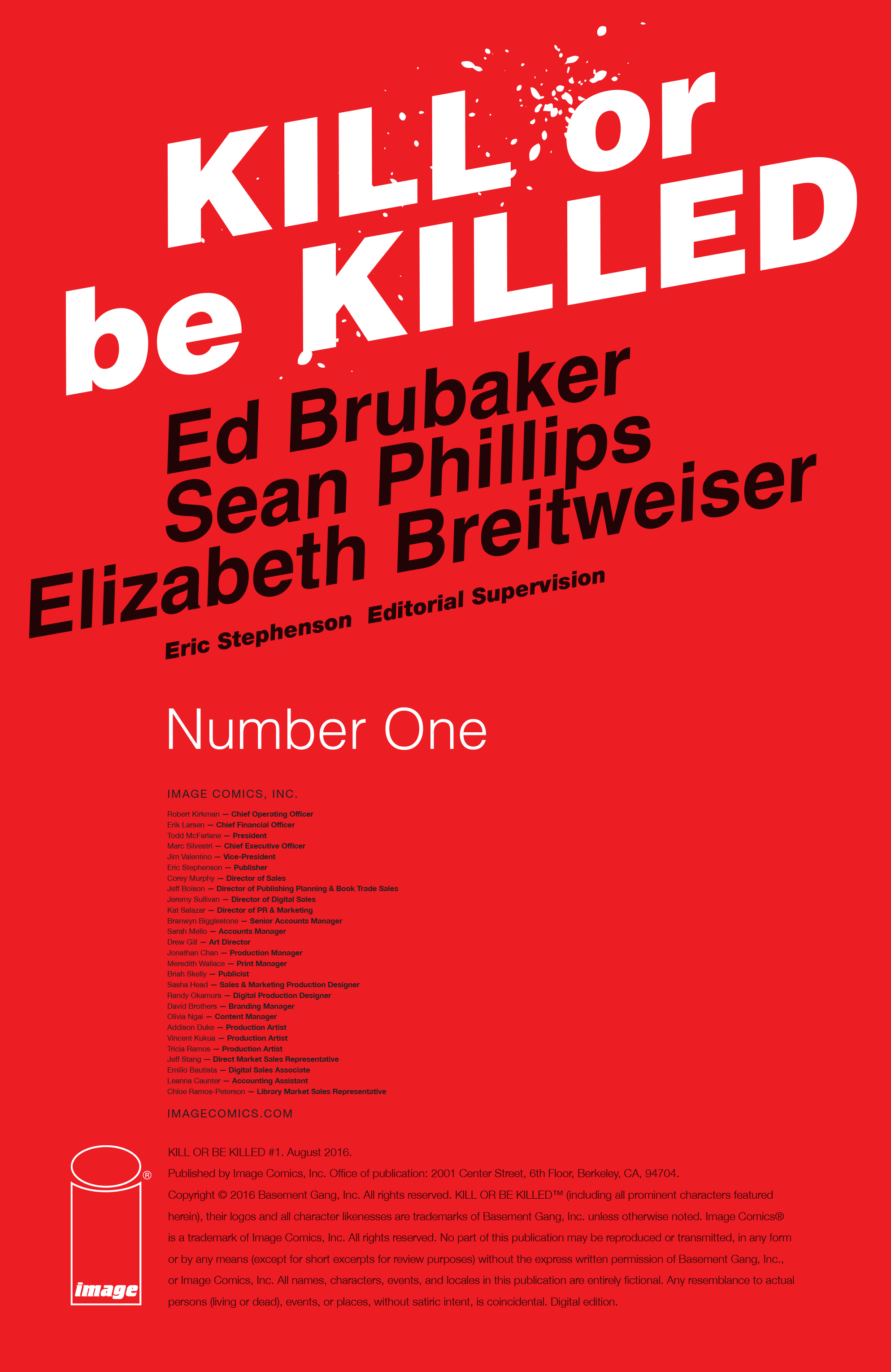 Kill Or Be Killed (2016-): Chapter 1 - Page 2