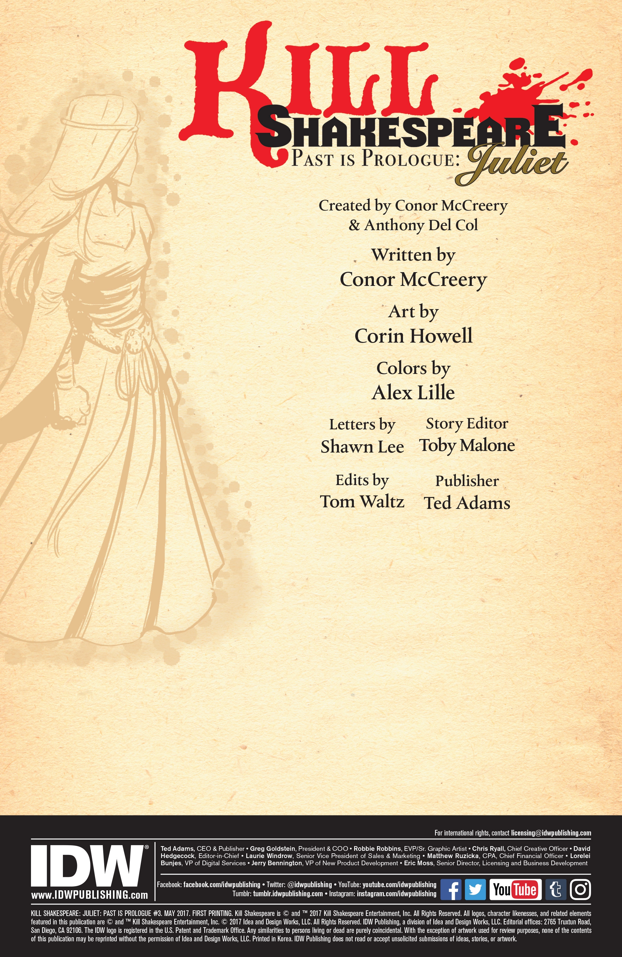 Kill Shakespeare - Past is Prologue: Juliet (2017): Chapter 3 - Page 2