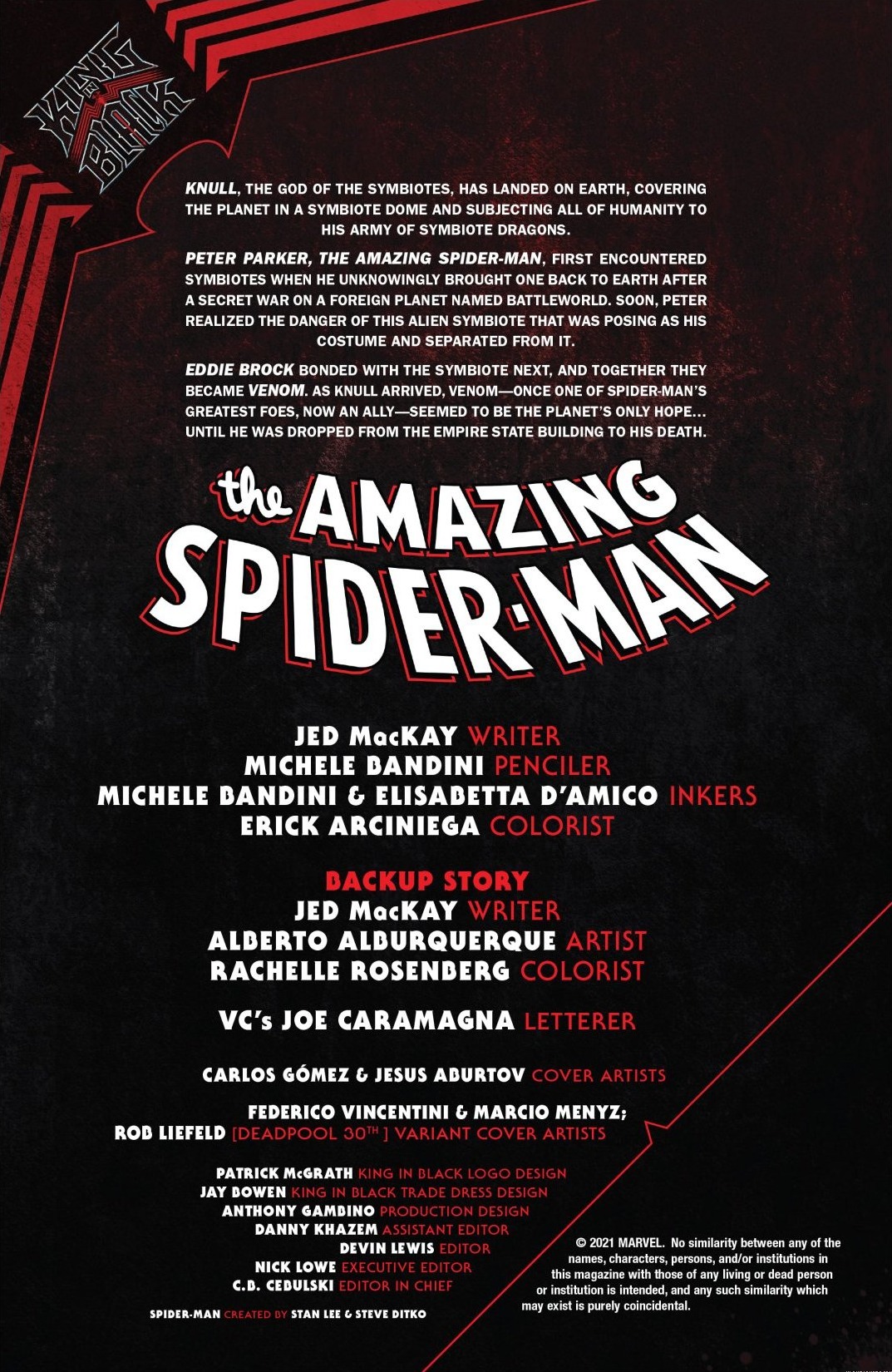 King In Black: Spider-Man (2021): Chapter 1 - Page 3