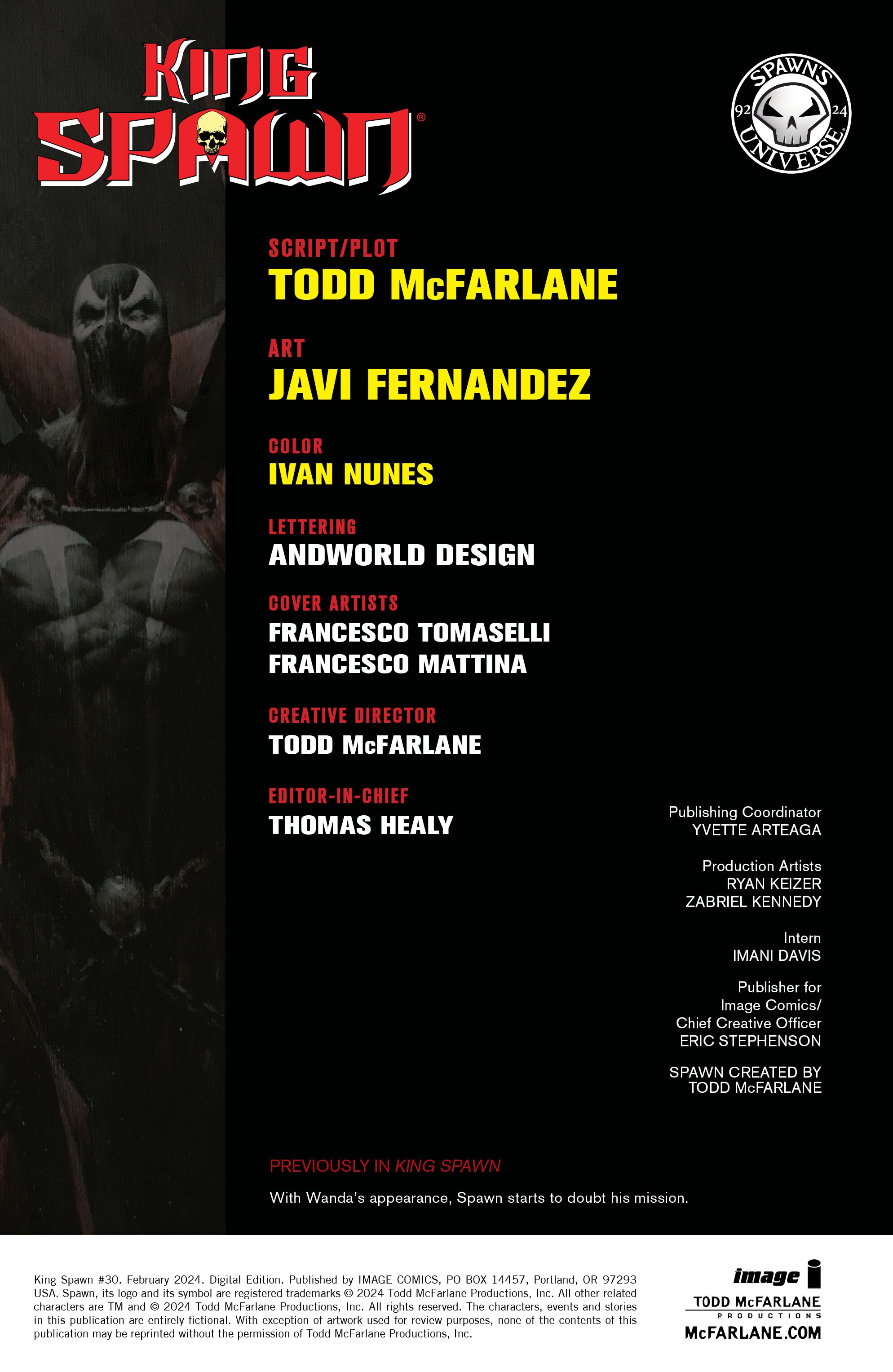 King Spawn (2021-): Chapter 30 - Page 3