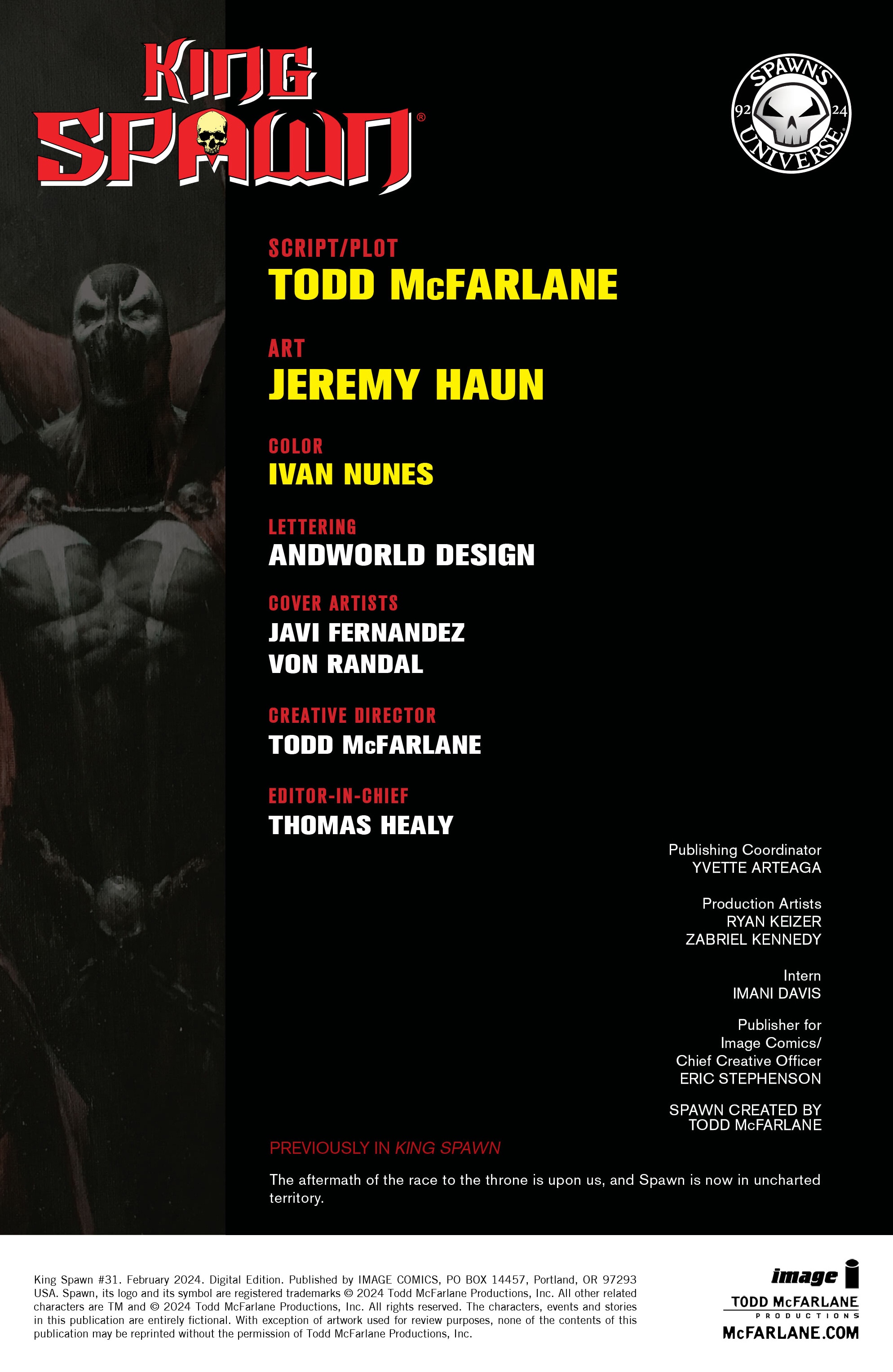 King Spawn (2021-): Chapter 31 - Page 3
