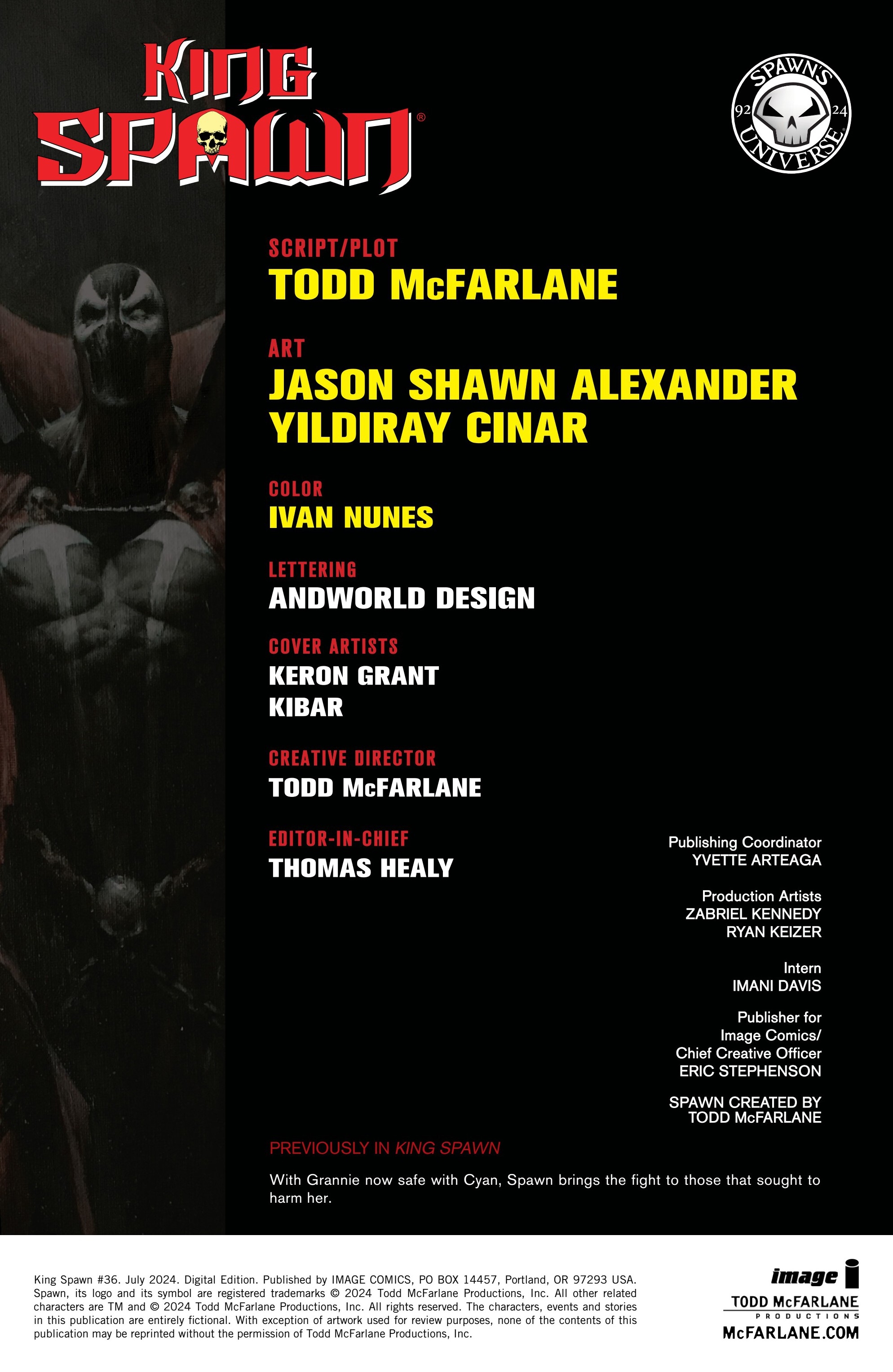 King Spawn (2021-): Chapter 36 - Page 3
