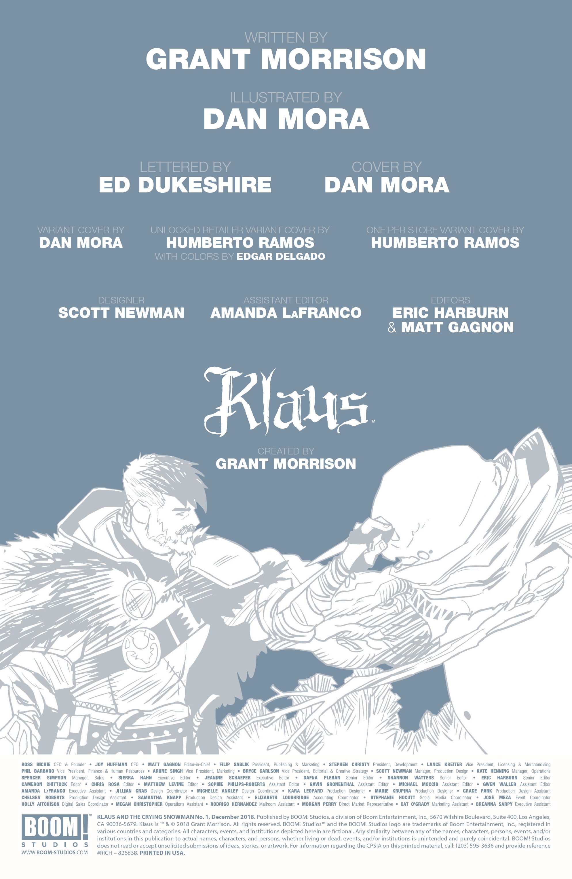Klaus and the Crying Snowman (2018-): Chapter 1 - Page 2