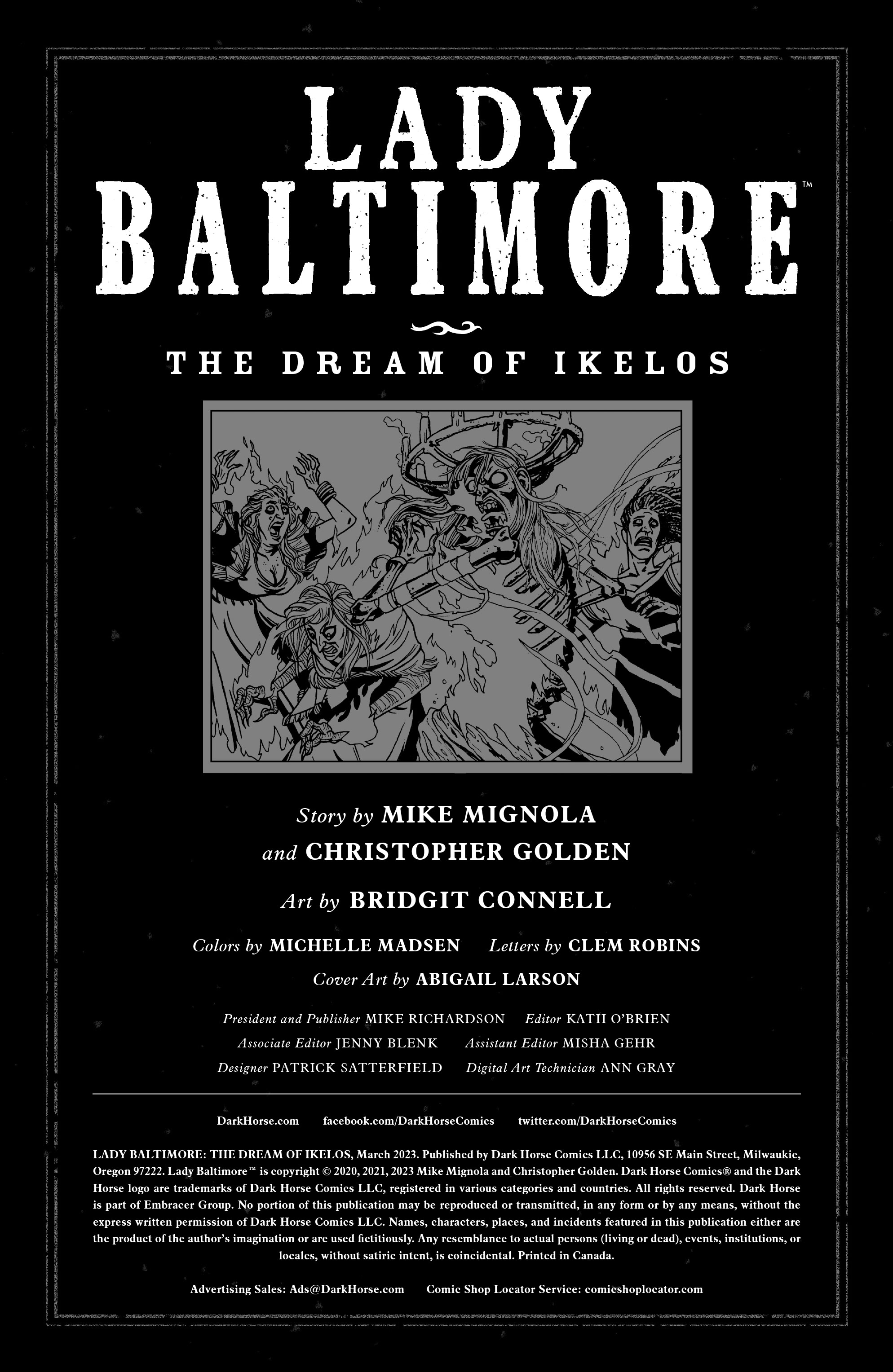 Lady Baltimore: The Dream of Ikelos (2023-): Chapter 1 - Page 2