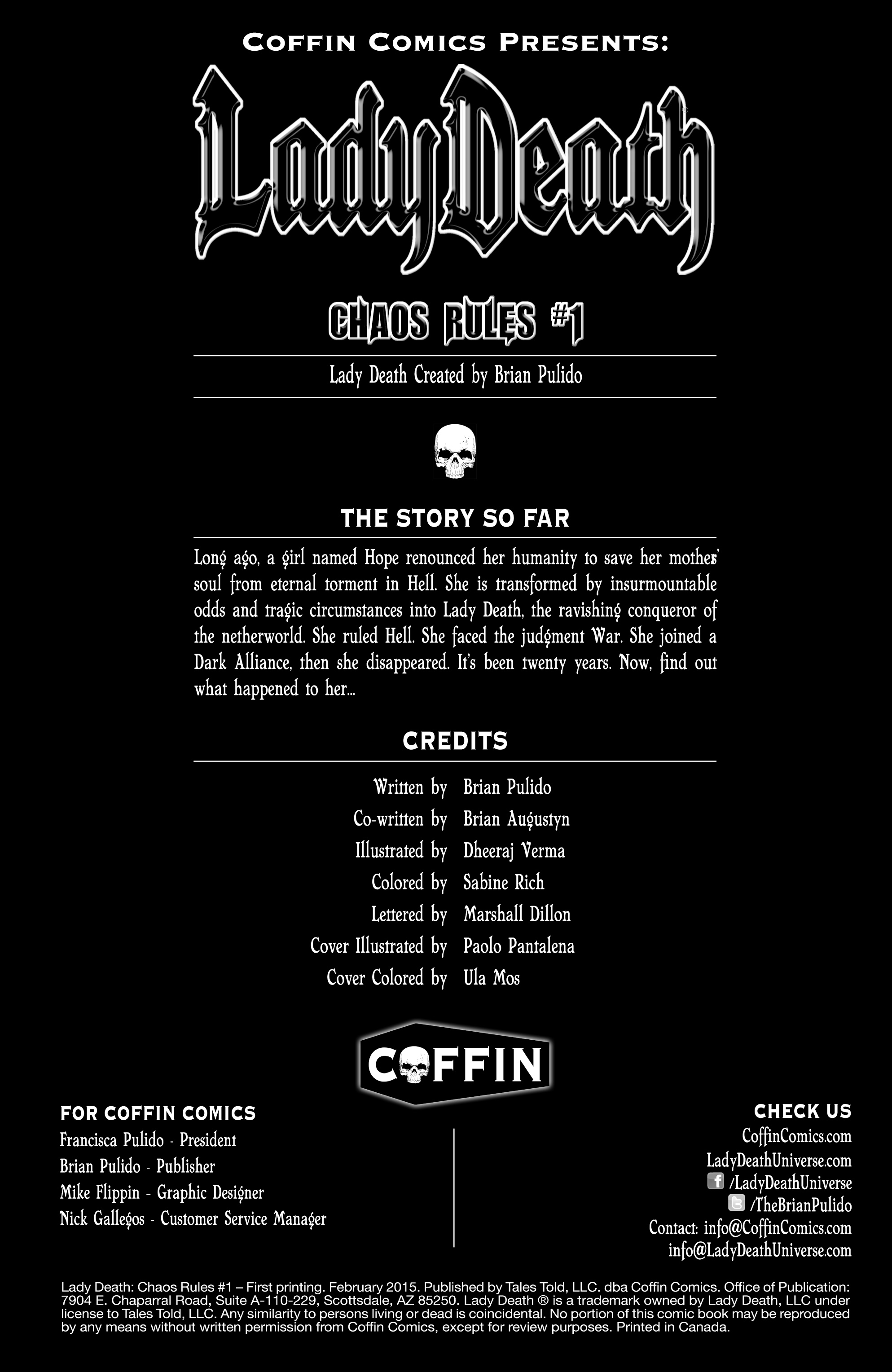 Lady Death: Chaos Rules (2015): Chapter 1 - Page 2