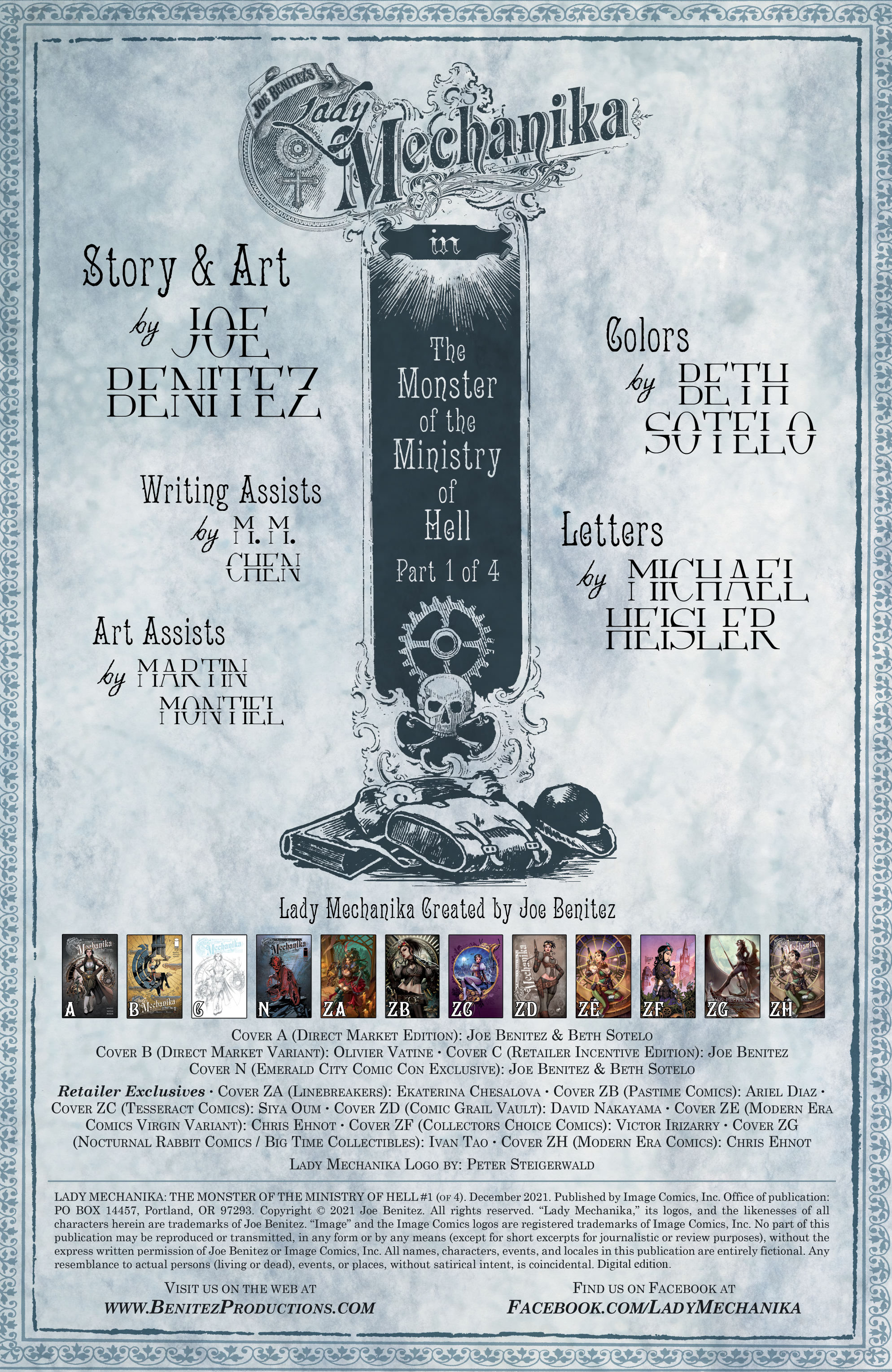 Lady Mechanika: The Monster of The Ministry of Hell (2021): Chapter 1 - Page 2