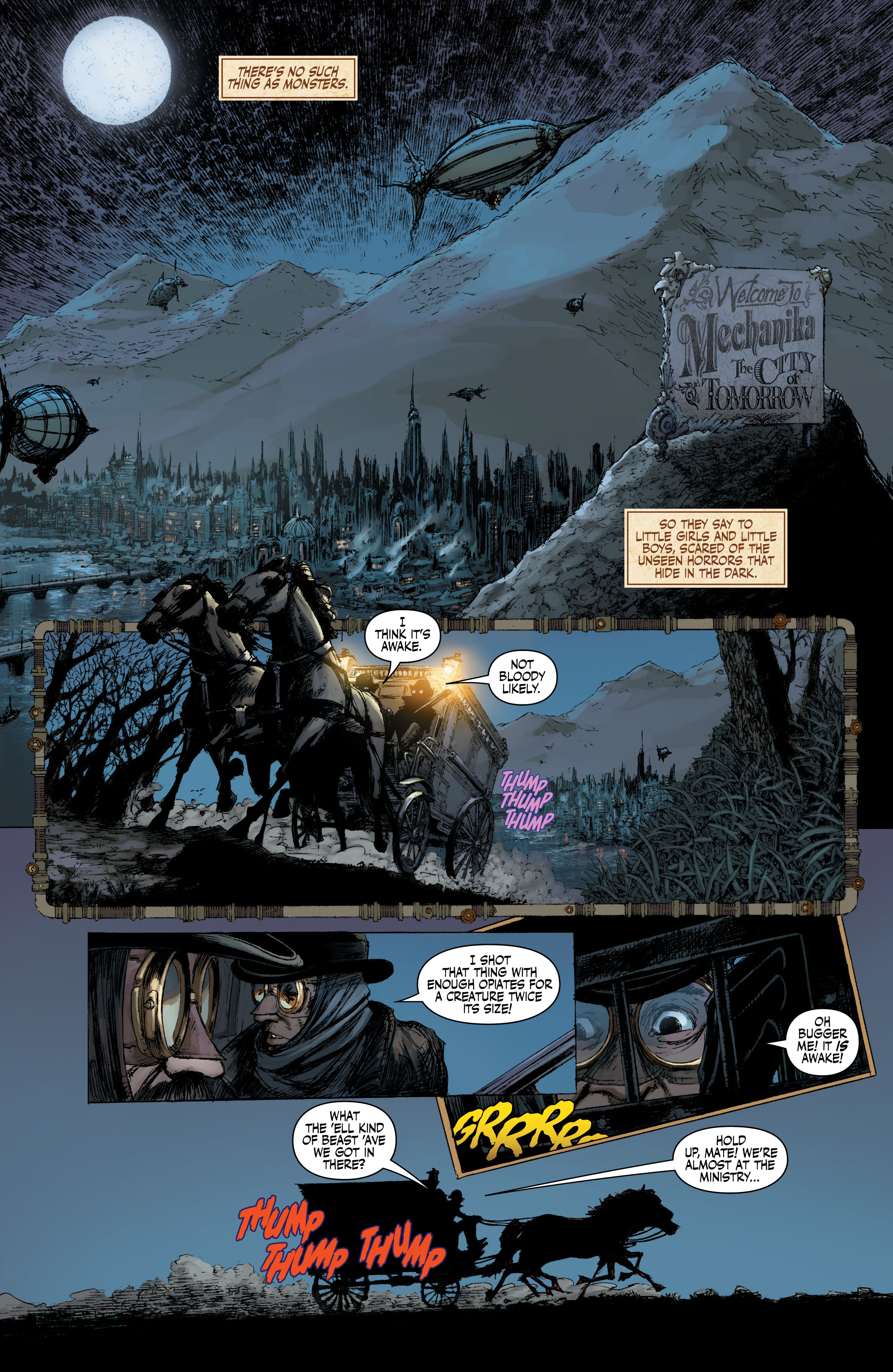 Lady Mechanika: The Monster of The Ministry of Hell (2021): Chapter 1 - Page 3