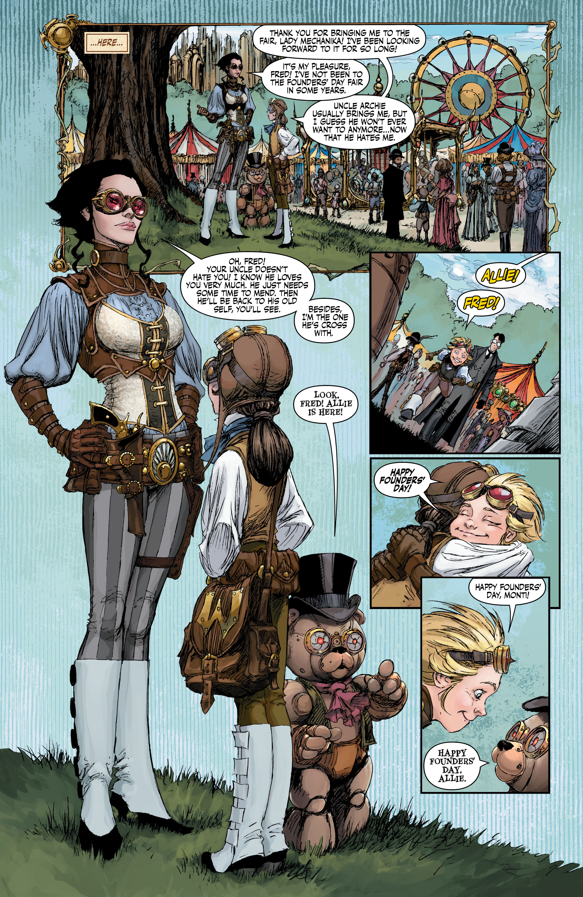 Lady Mechanika: The Monster of The Ministry of Hell (2021): Chapter 1 - Page 7