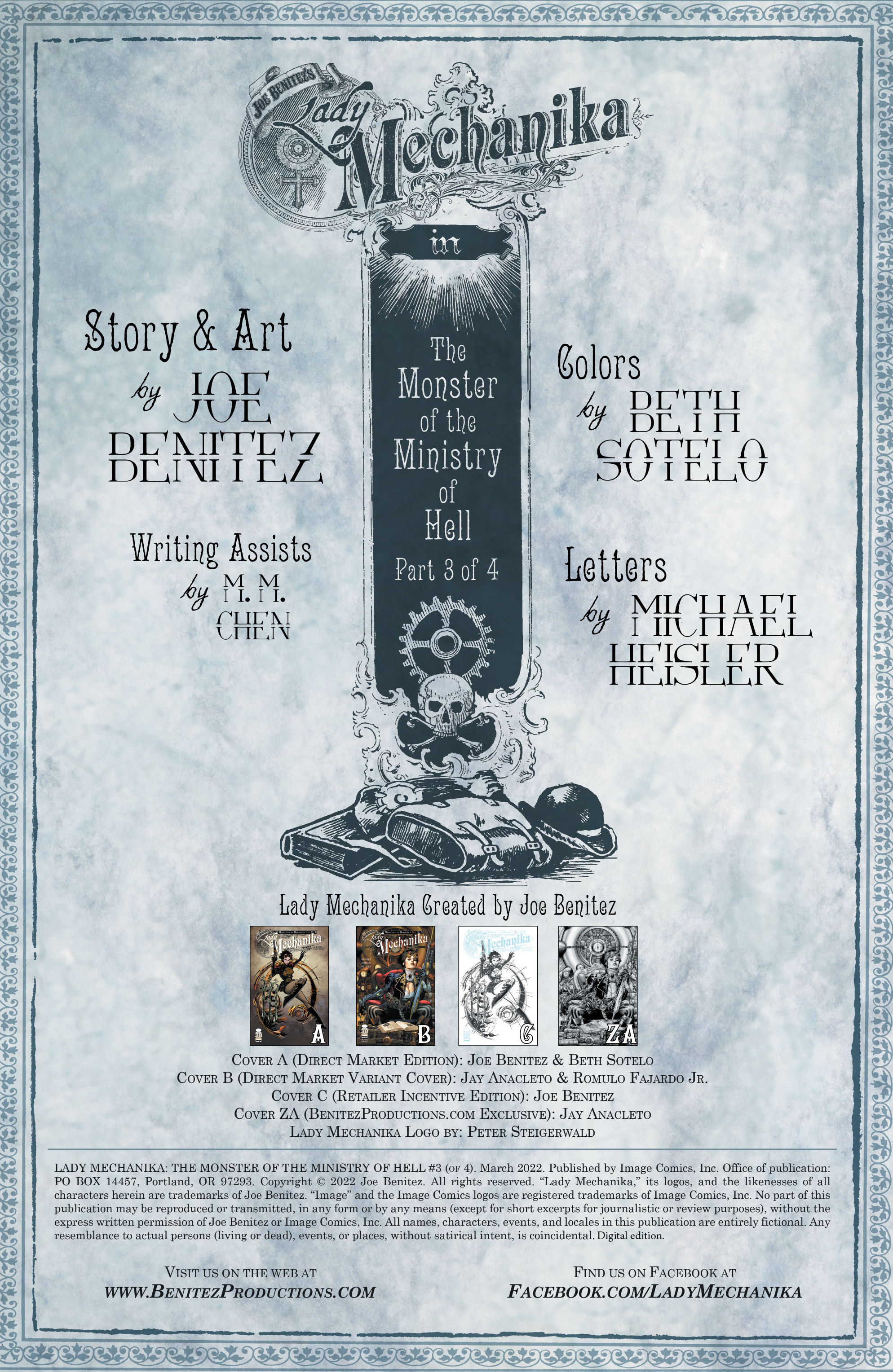 Lady Mechanika: The Monster of The Ministry of Hell (2021): Chapter 3 - Page 2