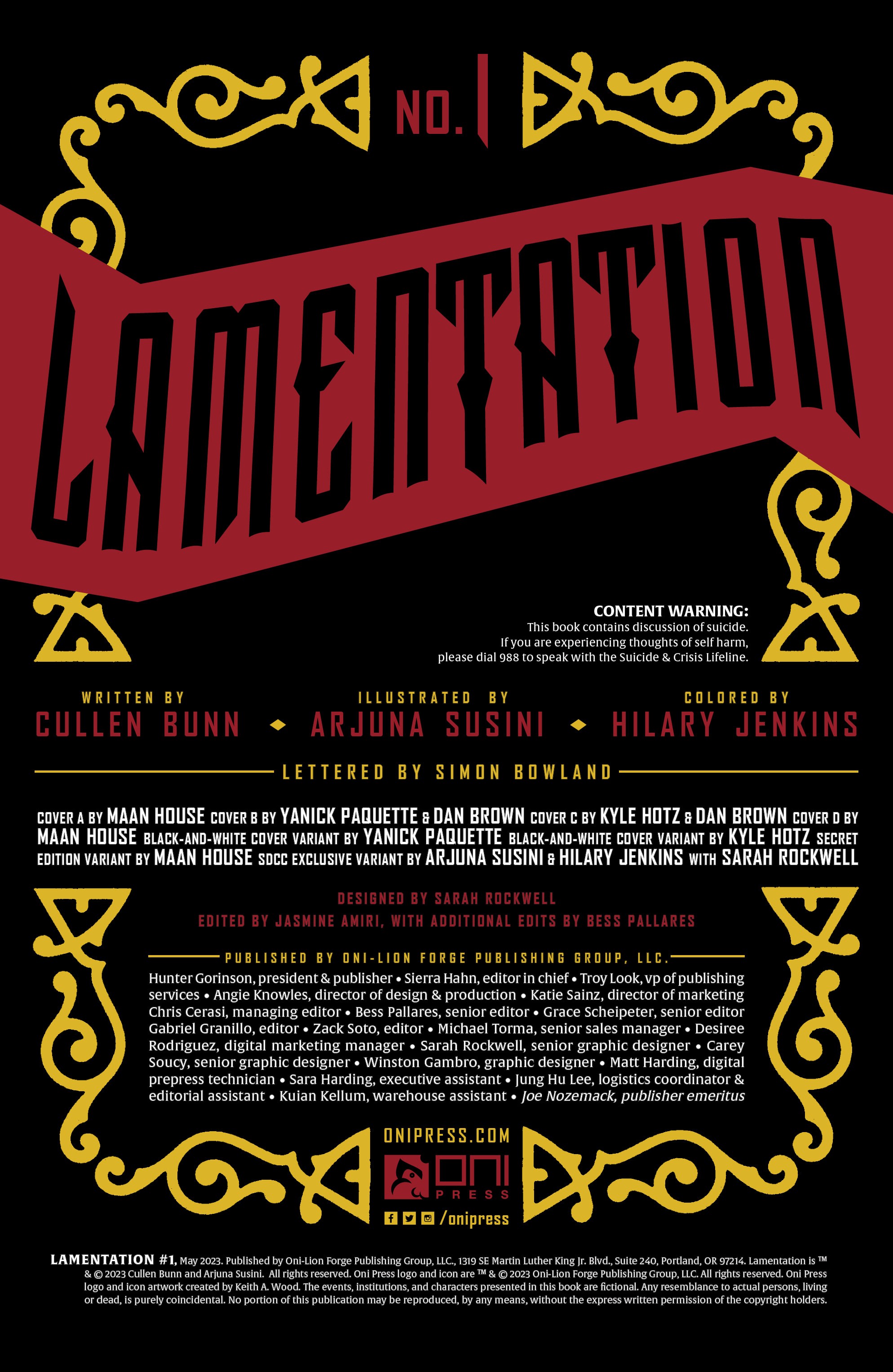 Lamentation (2023-): Chapter 1 - Page 2