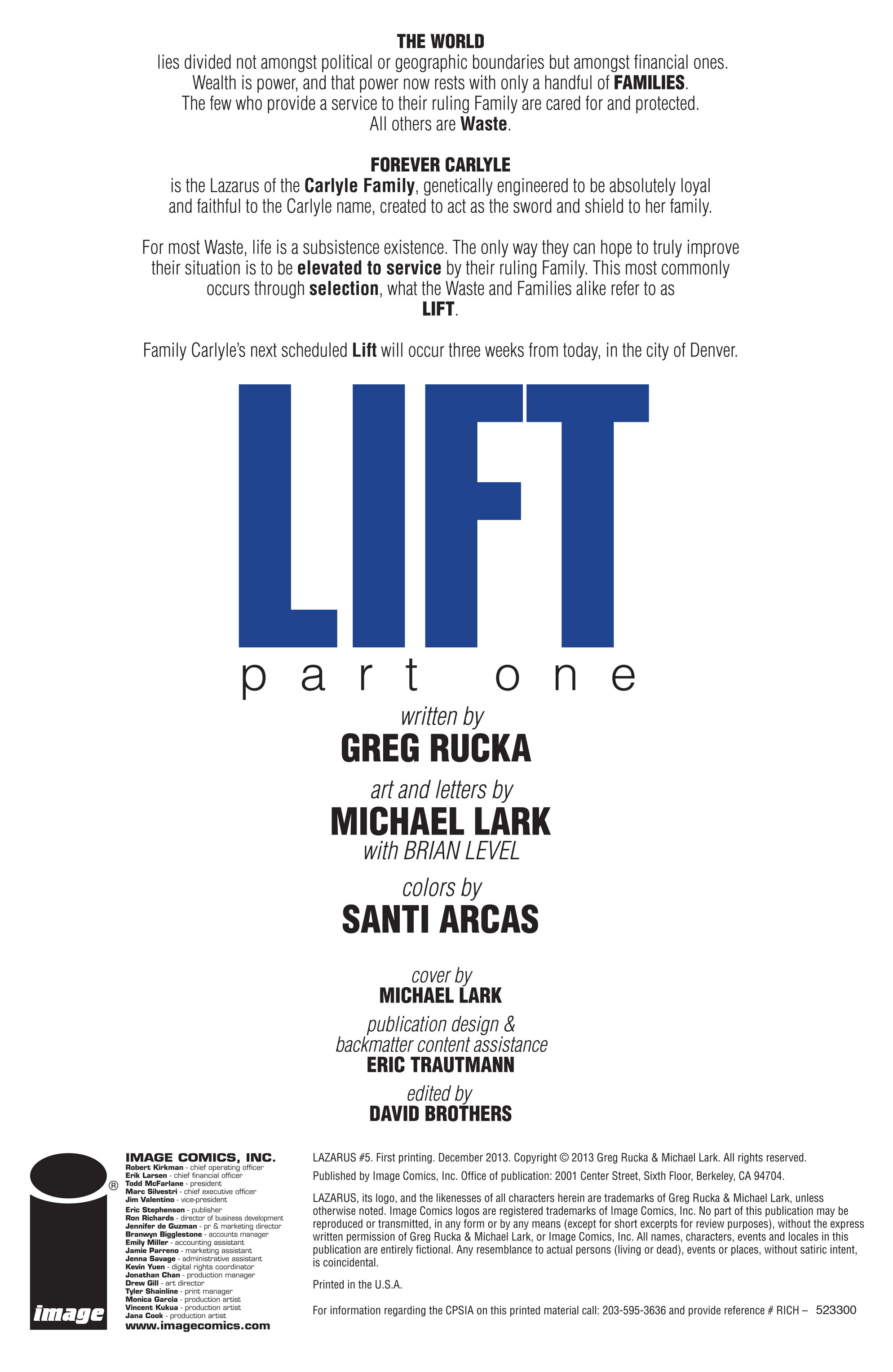 Lazarus (2013-): Chapter 5 - Page 2