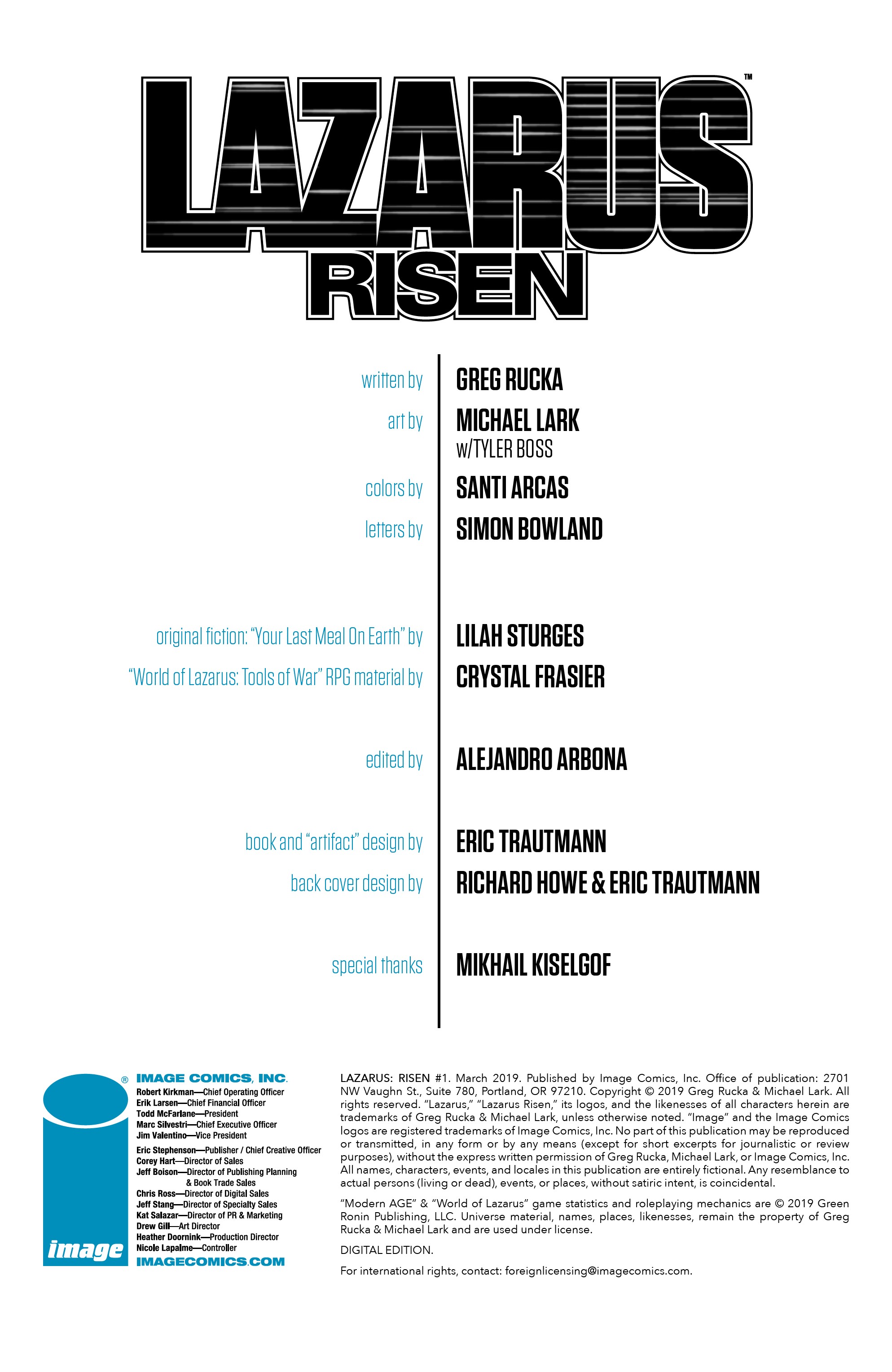 Lazarus: Risen (2019-): Chapter 1 - Page 3