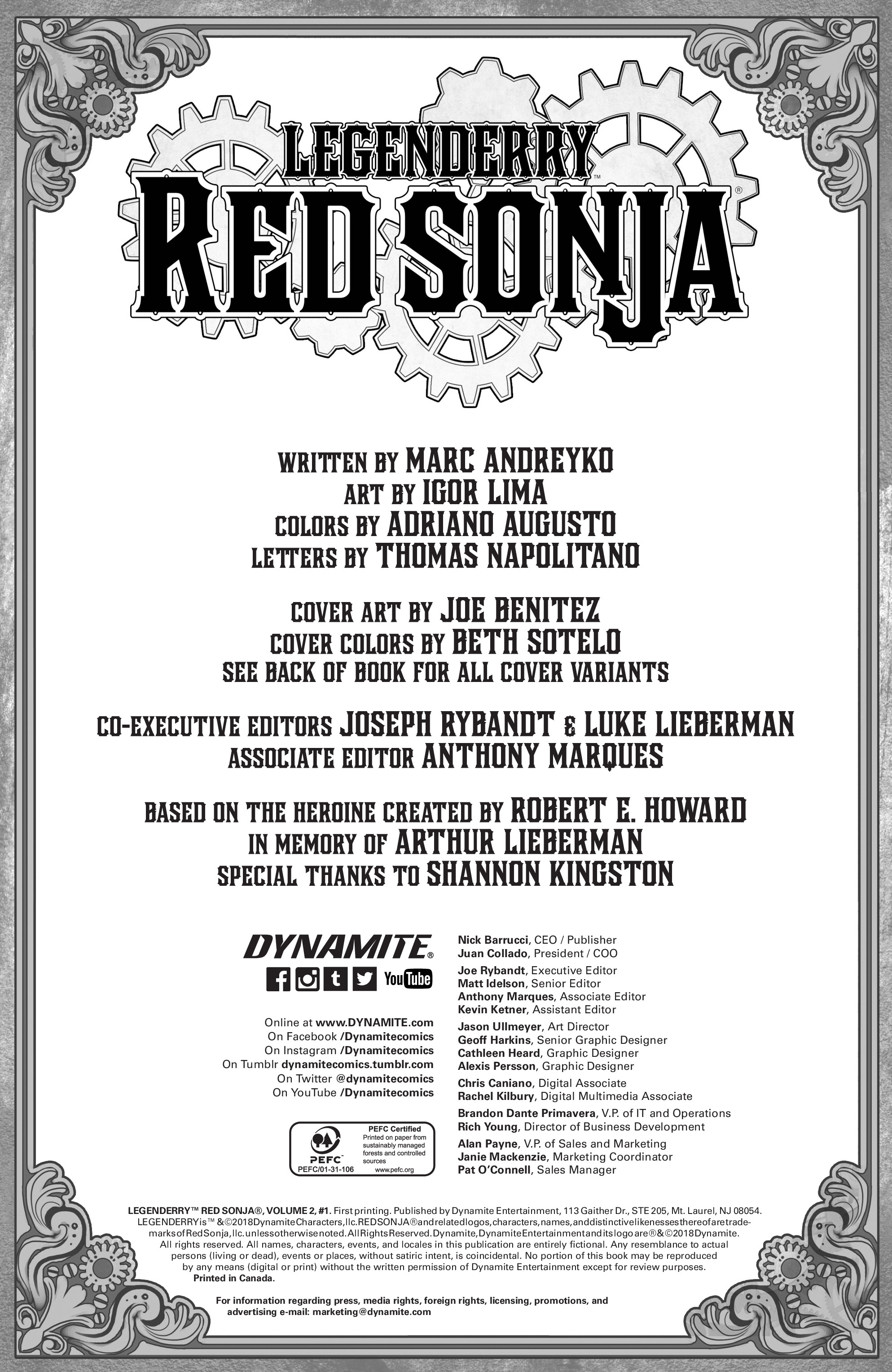 Legenderry: Red Sonja (2018): Chapter 1 - Page 2
