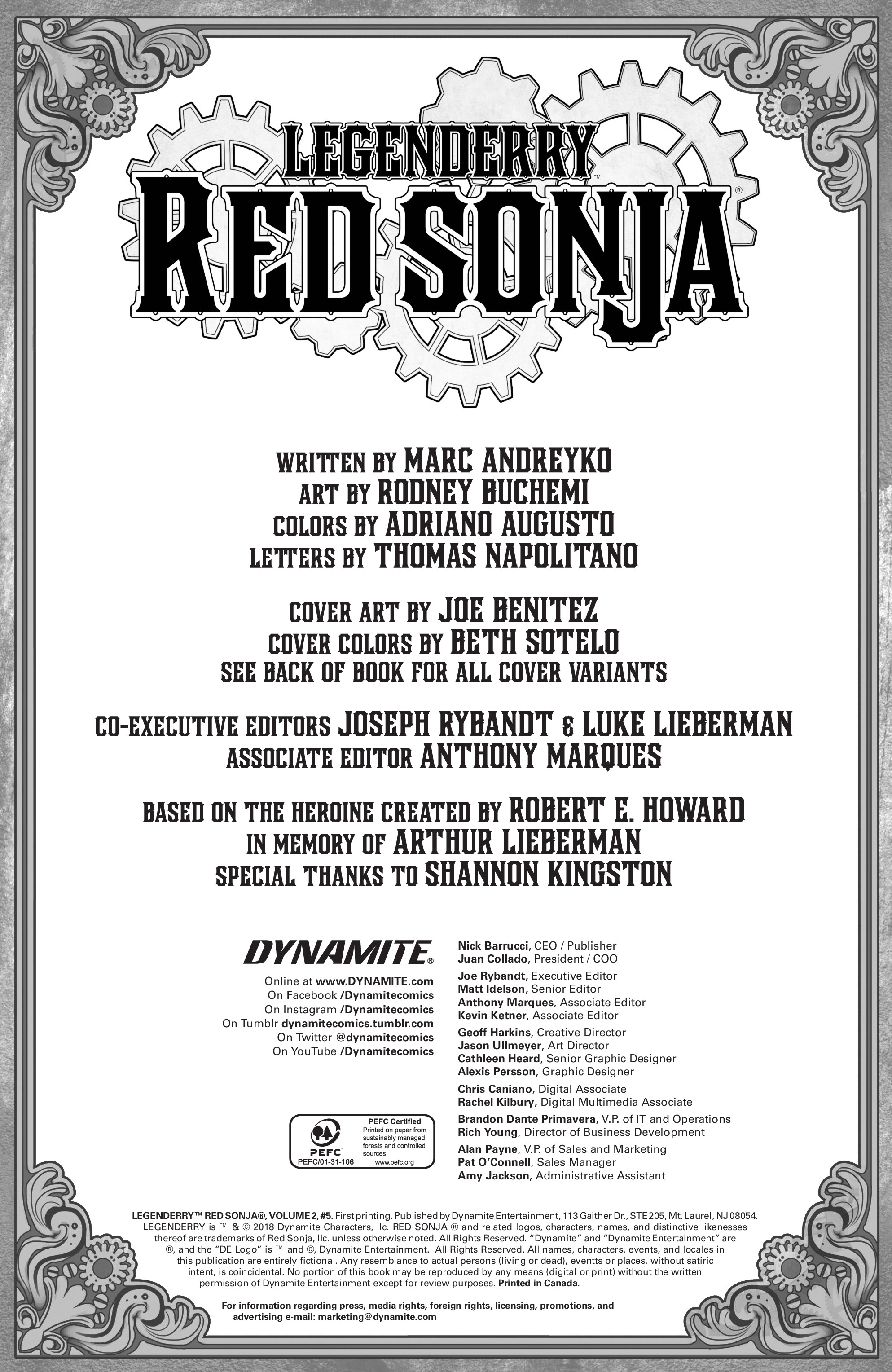 Legenderry: Red Sonja (2018): Chapter 5 - Page 2