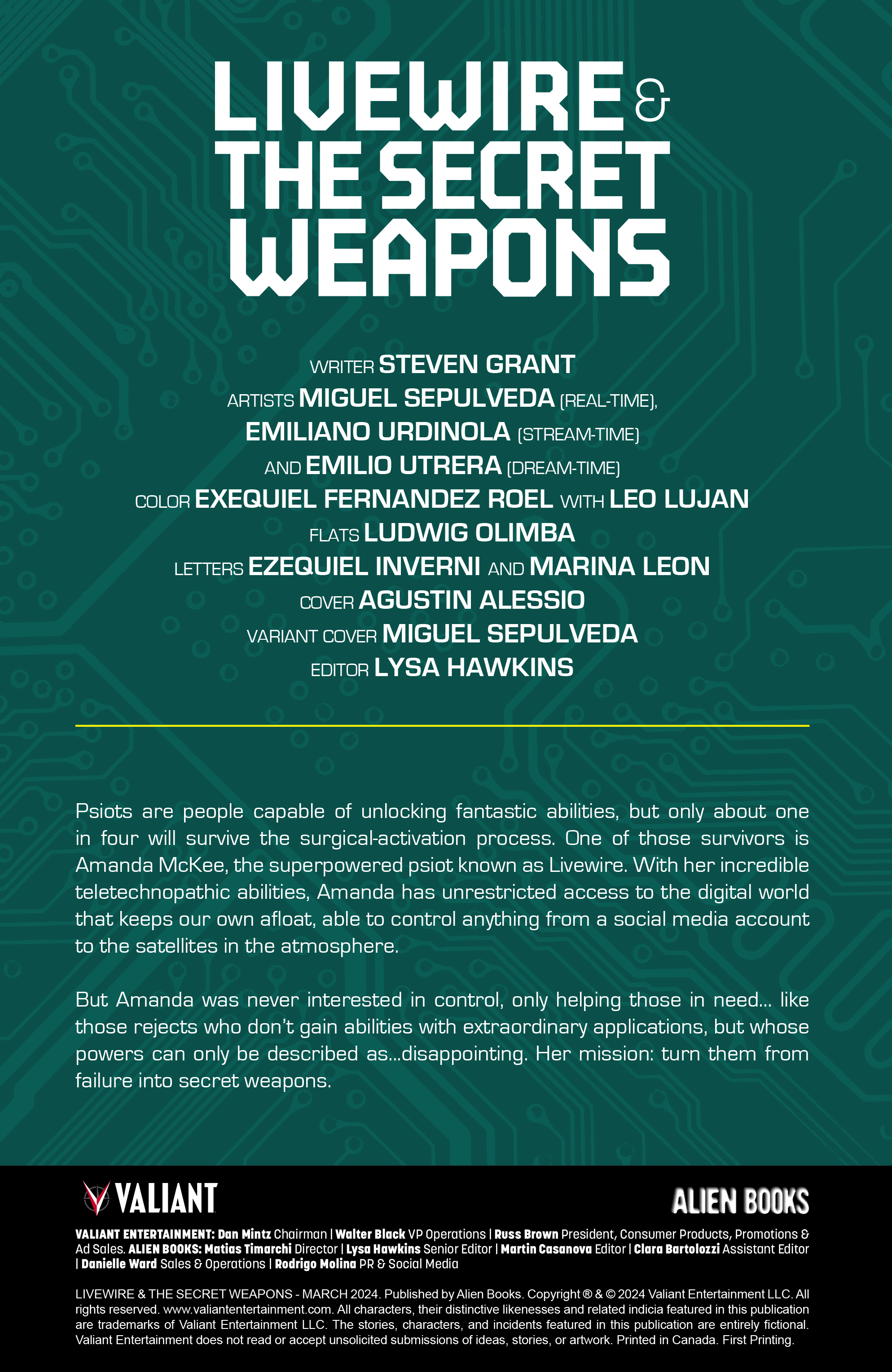 Livewire and The Secret Weapons (2024-): Chapter 1 - Page 2
